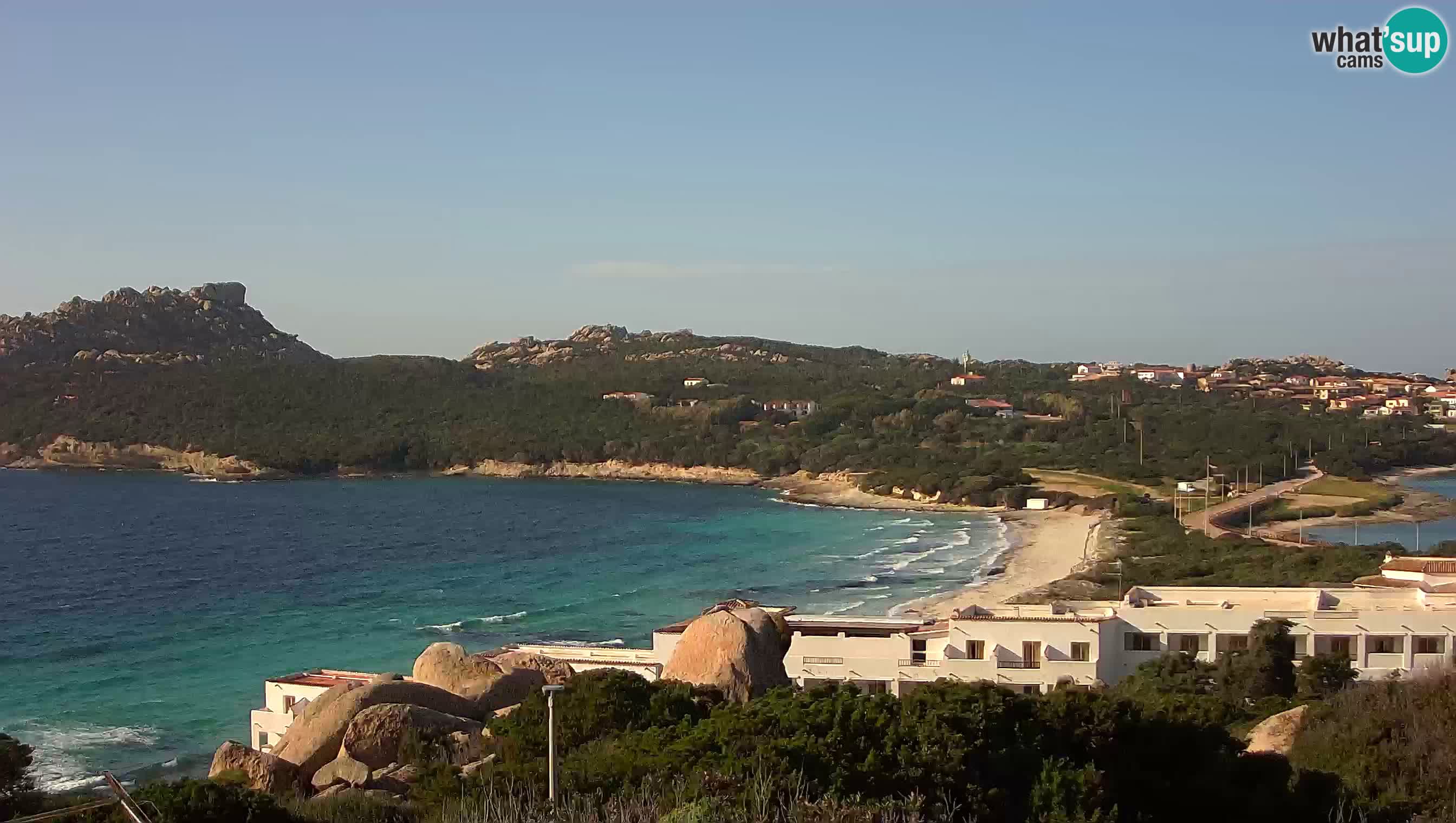 Live Webcam Capo Testa der Strand von 2 Meer – Santa Teresa Gallura – livecam Sardinien