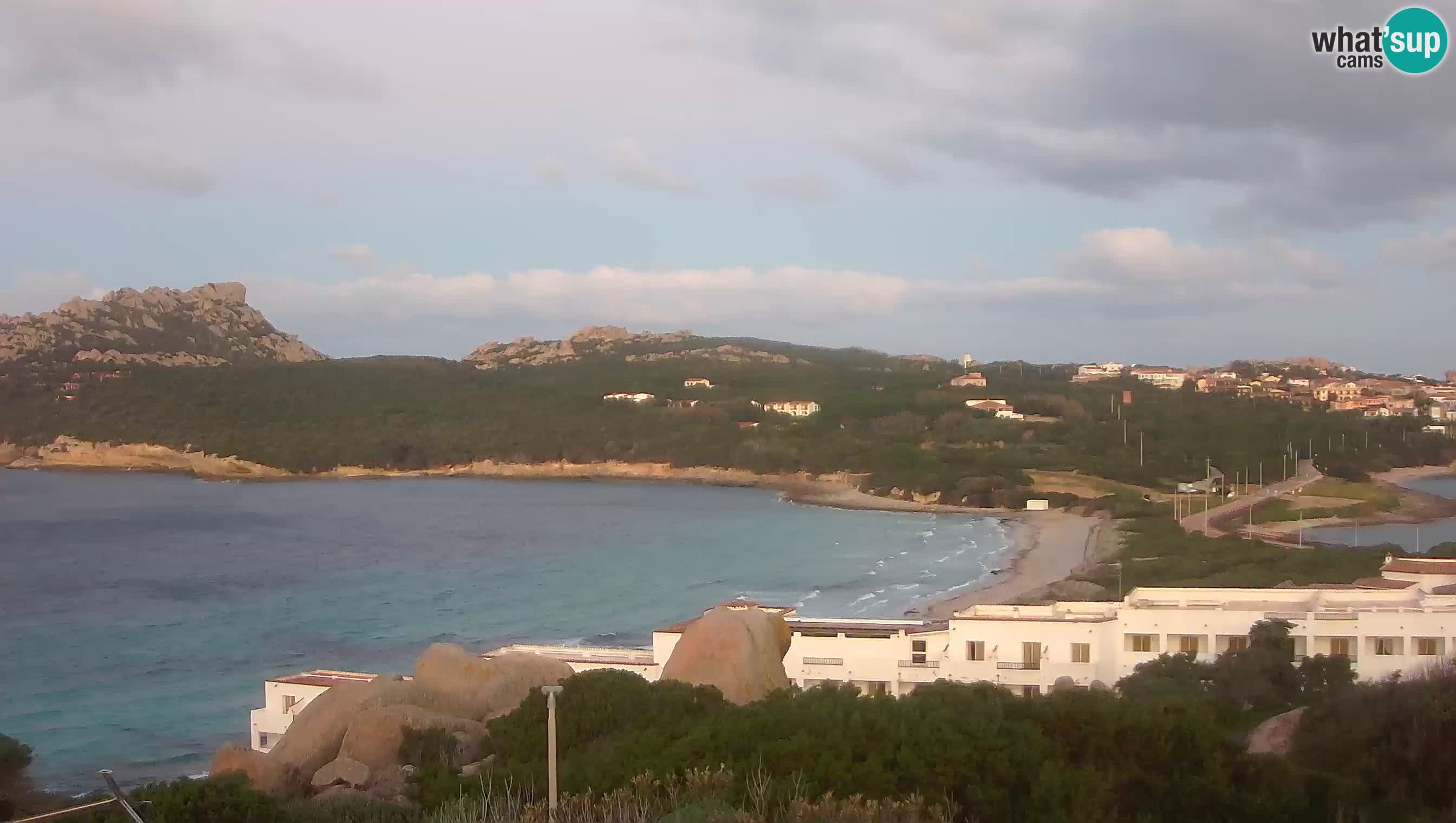 Spletna kamera v živo Capo Testa plaža dveh morij – Santa Teresa Gallura – Sardinija