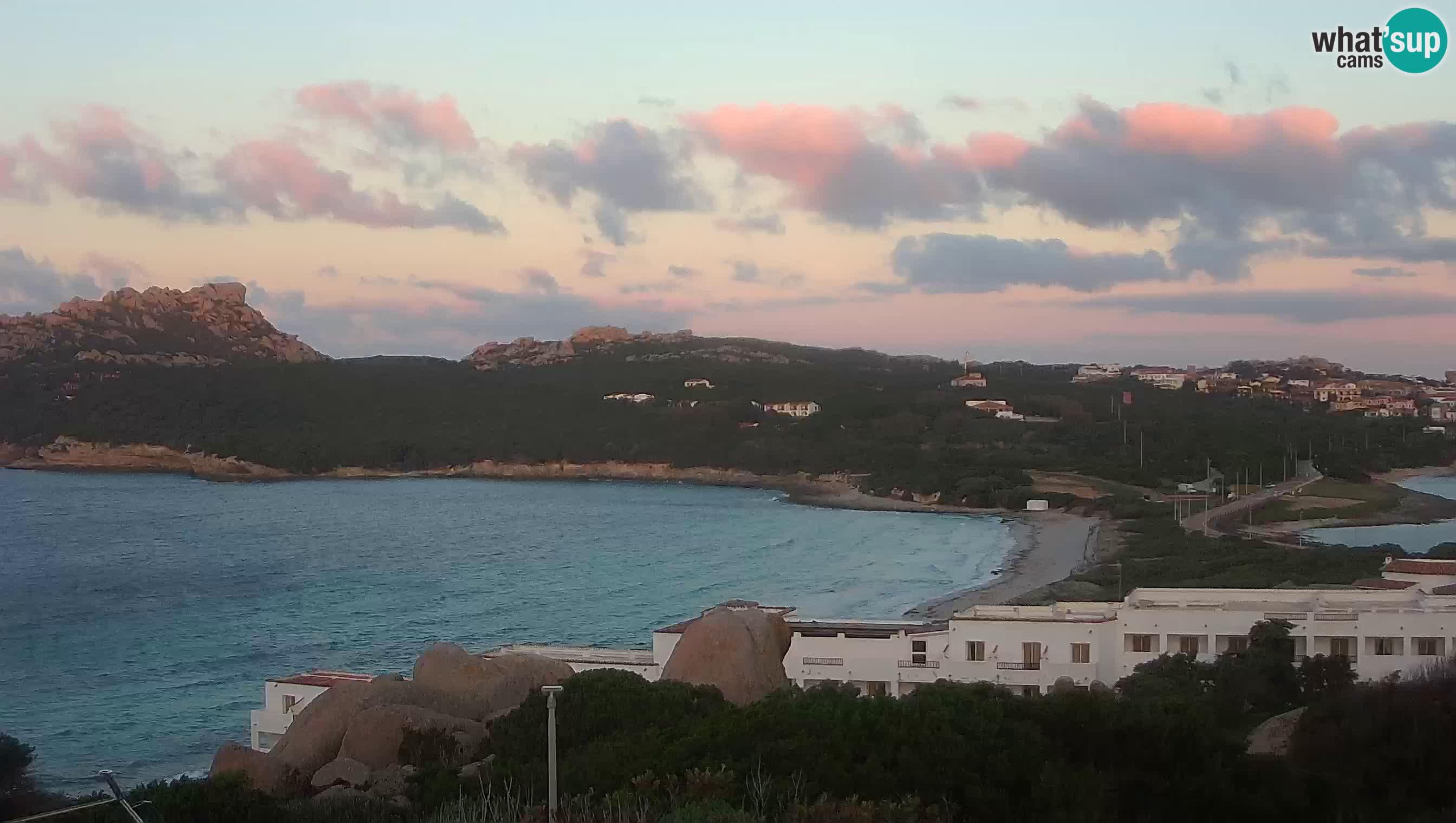 Spletna kamera v živo Capo Testa plaža dveh morij – Santa Teresa Gallura – Sardinija