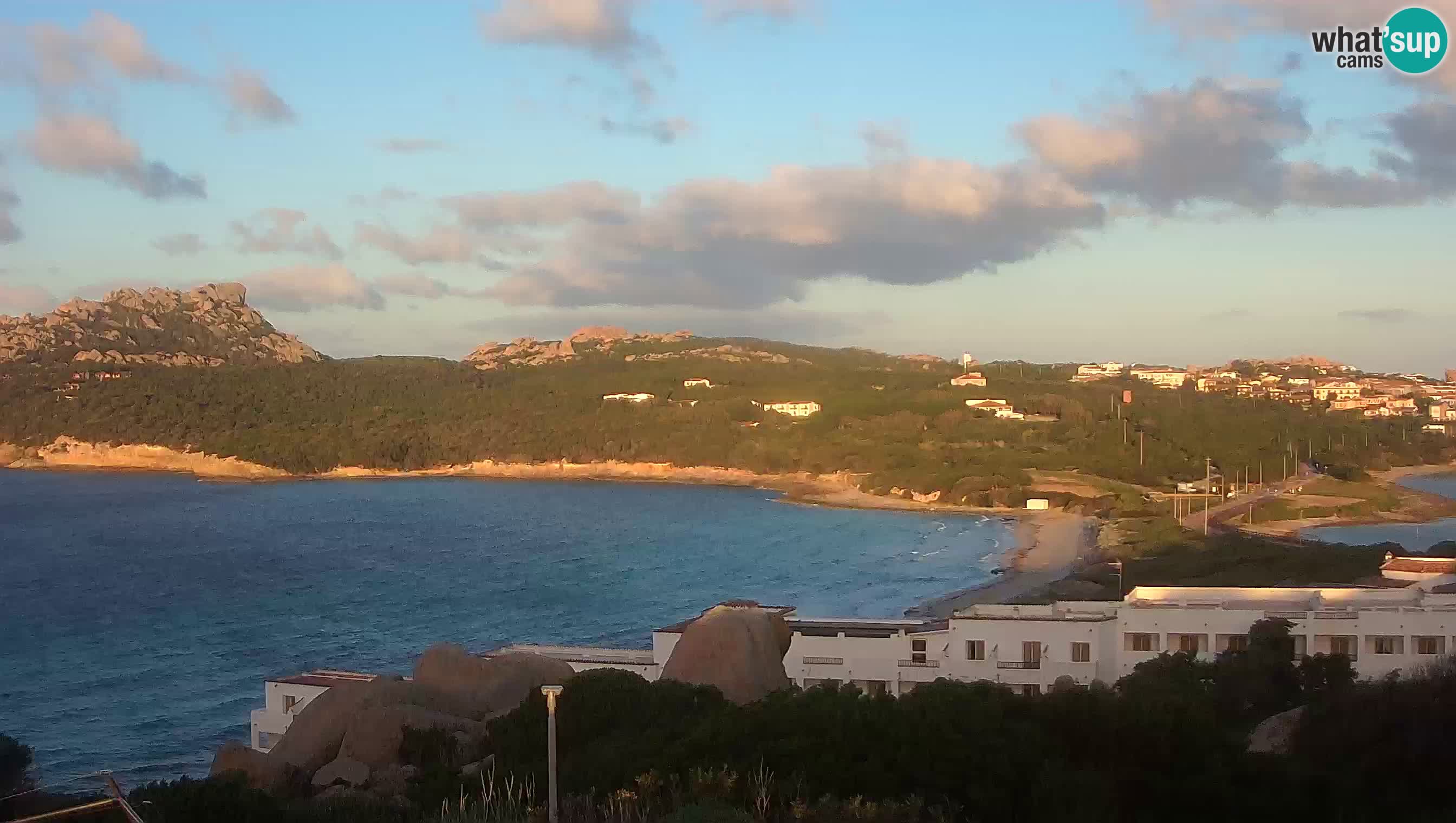 Webcam en vivo Capo Testa la playa de 2 mar – Santa Teresa Gallura – livecam Sardinia