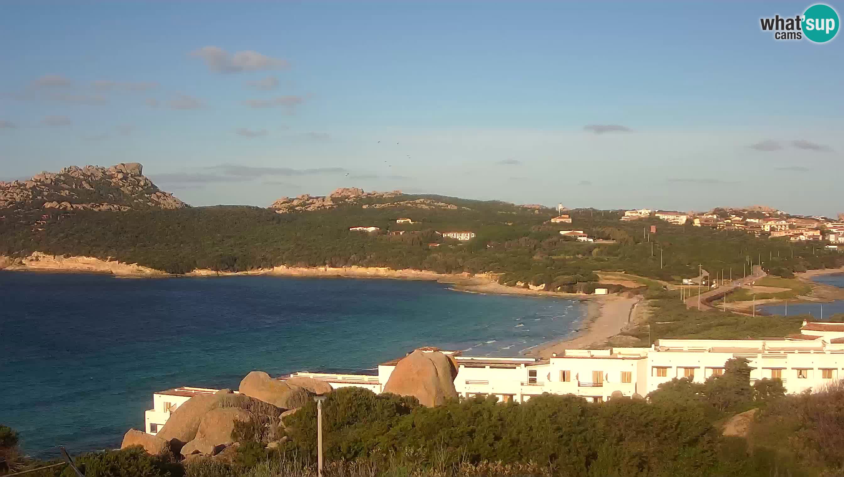 Live Webcam Capo Testa der Strand von 2 Meer – Santa Teresa Gallura – livecam Sardinien