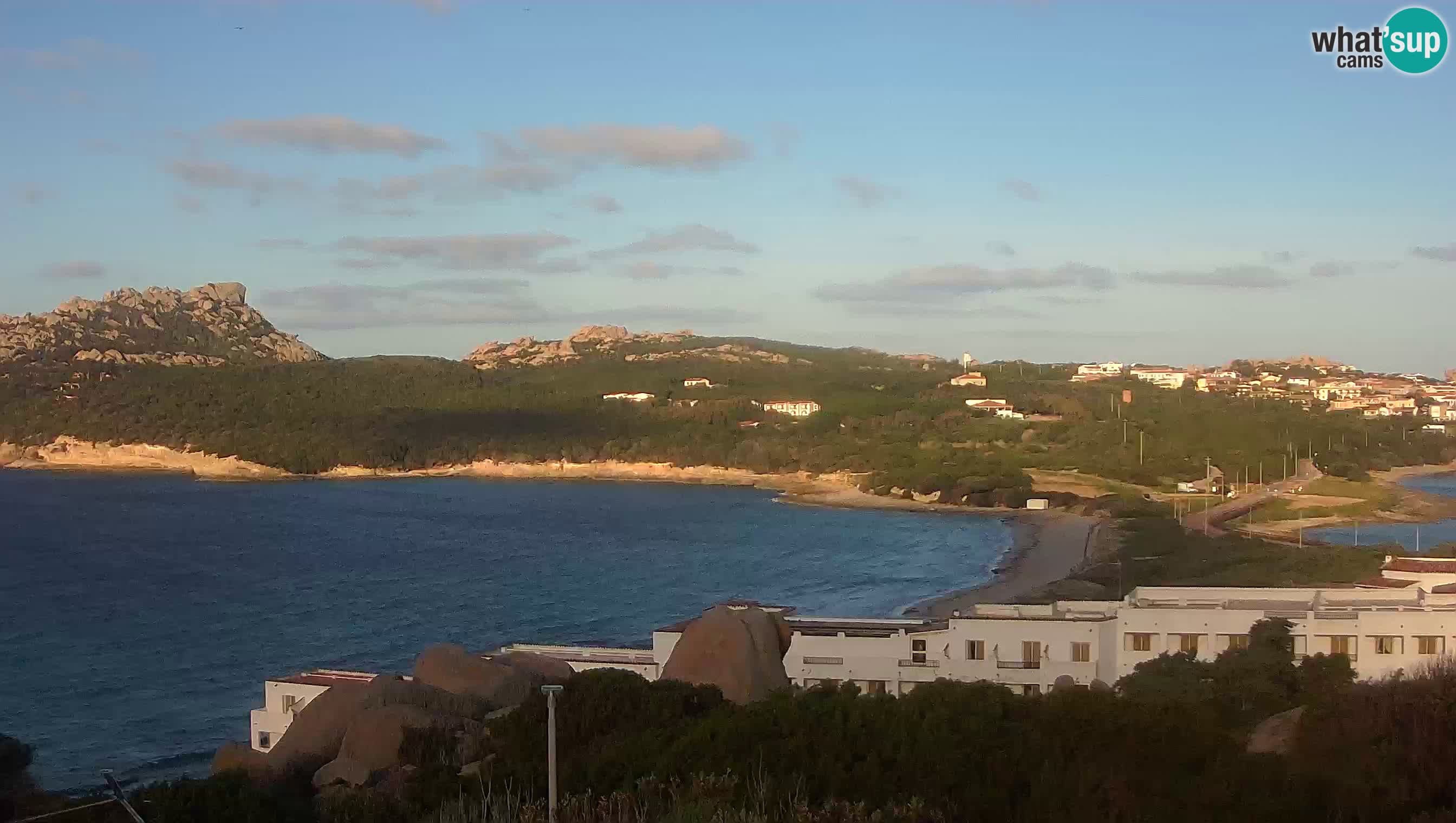 Live Webcam Capo Testa la plage de 2 mer – Santa Teresa Gallura – livecam Sardaigne