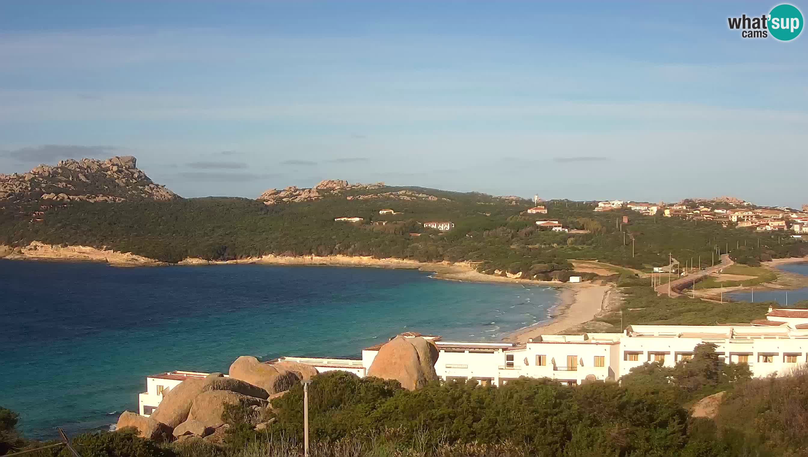 Spletna kamera v živo Capo Testa plaža dveh morij – Santa Teresa Gallura – Sardinija