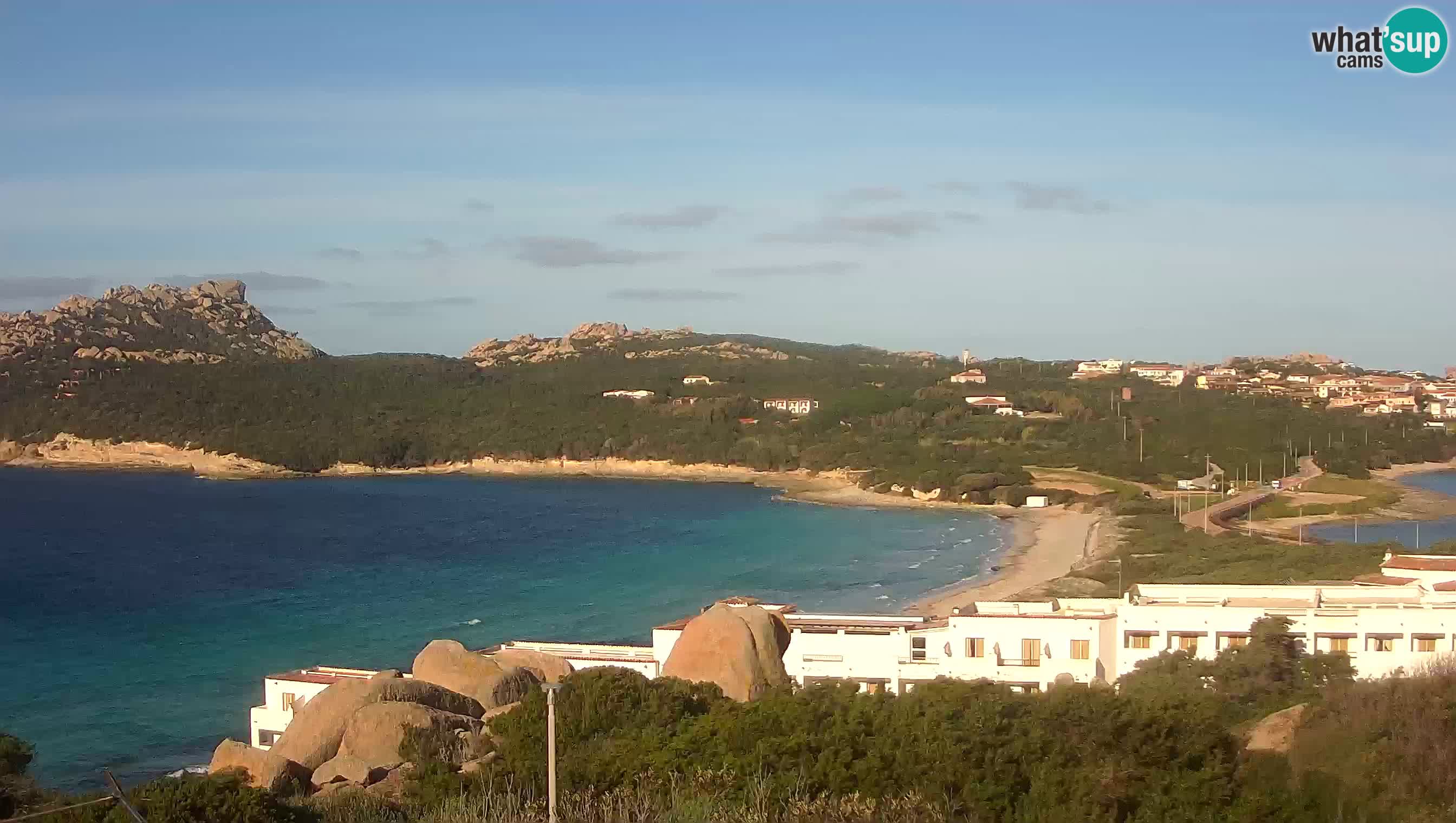 Spletna kamera v živo Capo Testa plaža dveh morij – Santa Teresa Gallura – Sardinija