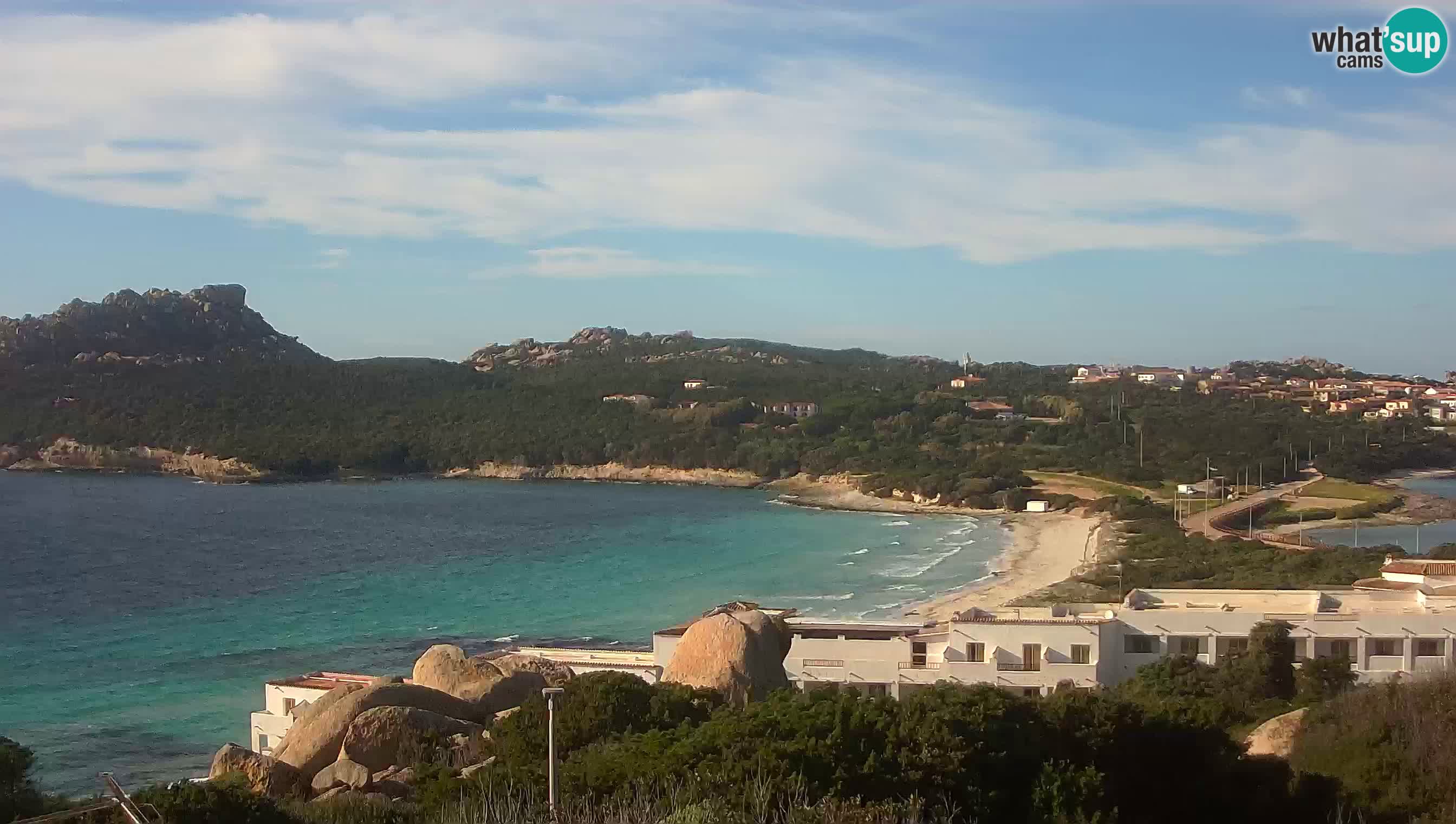 Spletna kamera v živo Capo Testa plaža dveh morij – Santa Teresa Gallura – Sardinija