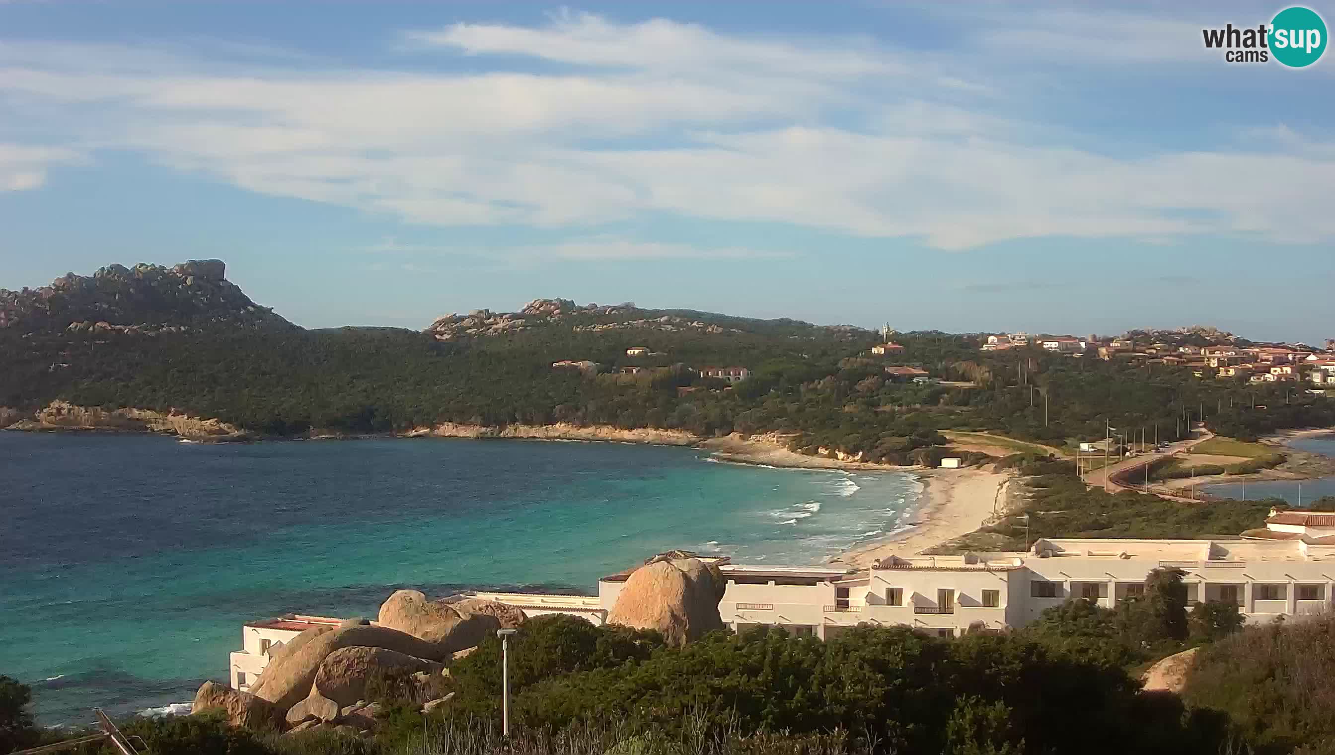 Webcam en vivo Capo Testa la playa de 2 mar – Santa Teresa Gallura – livecam Sardinia