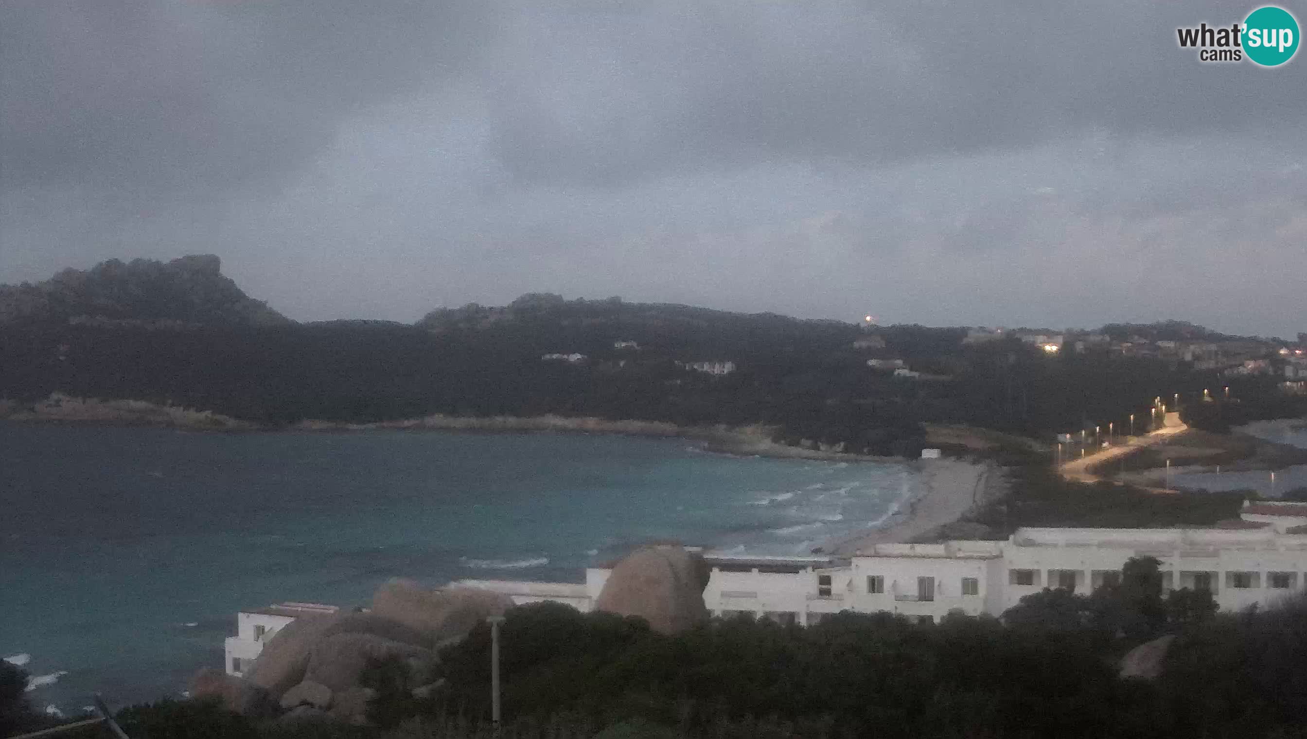 Live Webcam Capo Testa der Strand von 2 Meer – Santa Teresa Gallura – livecam Sardinien