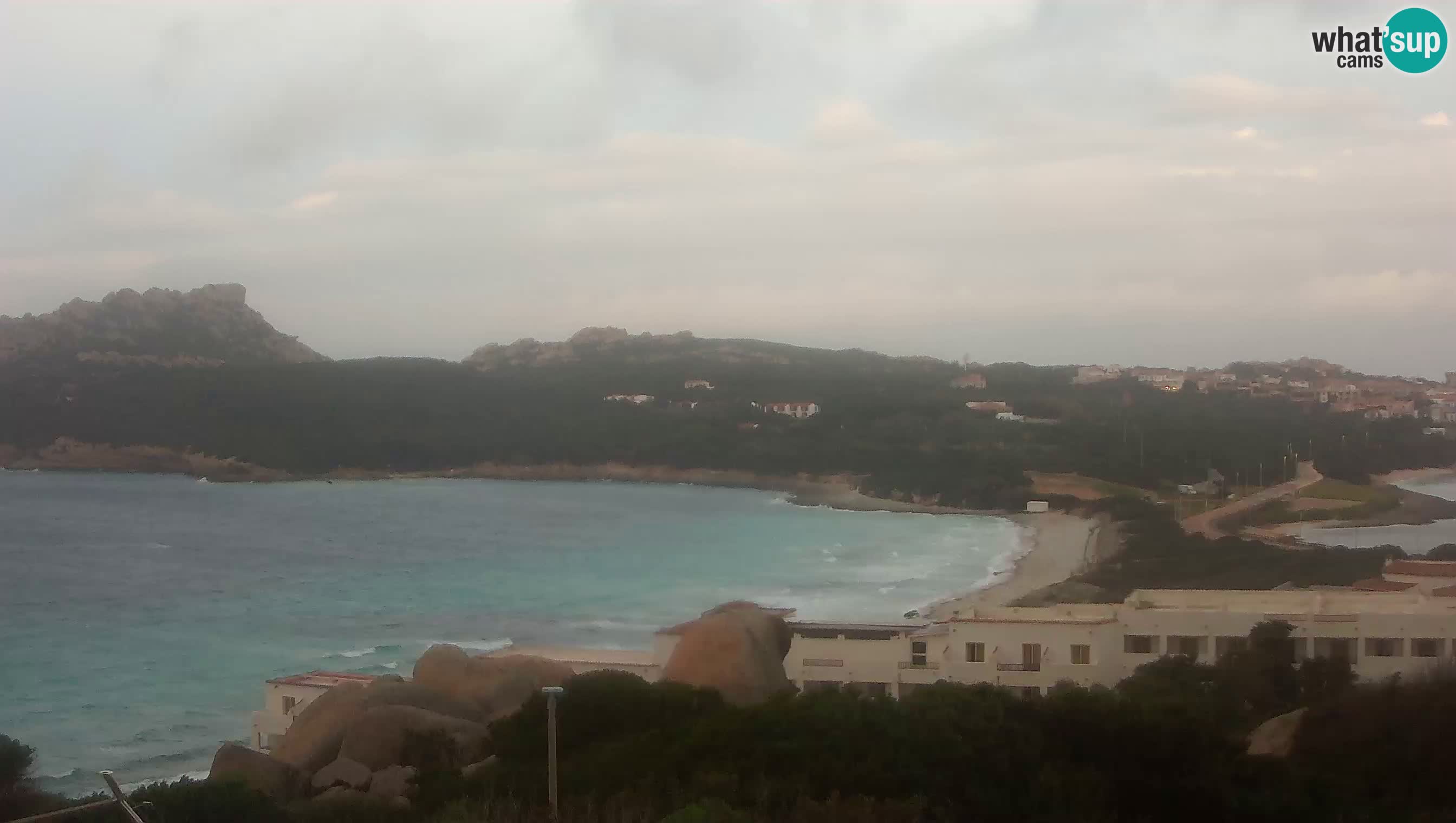 Spletna kamera v živo Capo Testa plaža dveh morij – Santa Teresa Gallura – Sardinija