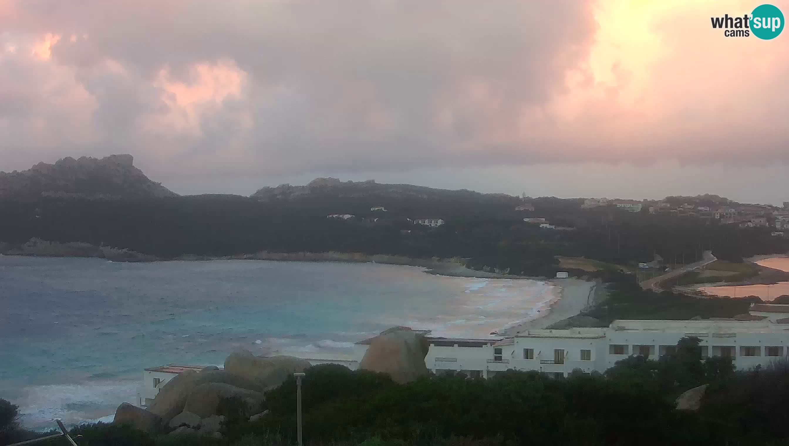 Spletna kamera v živo Capo Testa plaža dveh morij – Santa Teresa Gallura – Sardinija