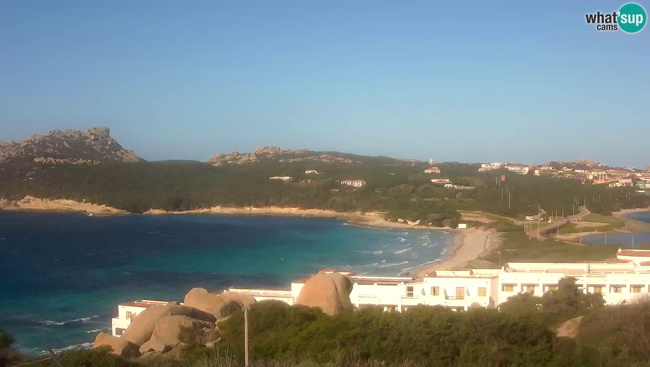 Live Webcam Capo Testa la plage de 2 mer – Santa Teresa Gallura – livecam Sardaigne