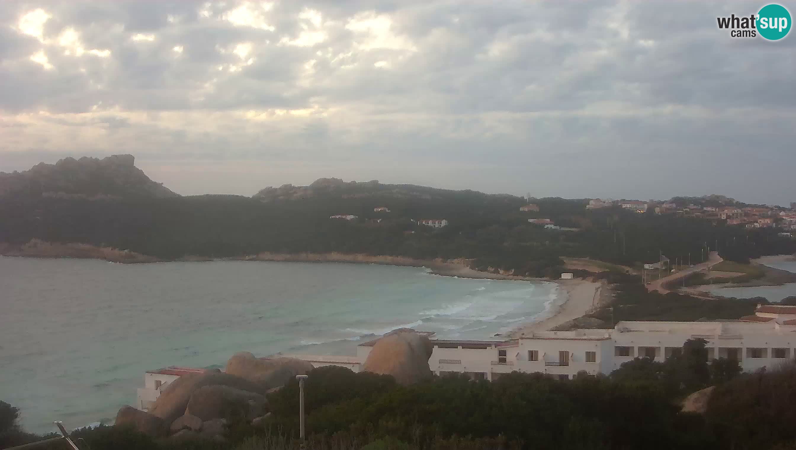 Webcam en vivo Capo Testa la playa de 2 mar – Santa Teresa Gallura – livecam Sardinia