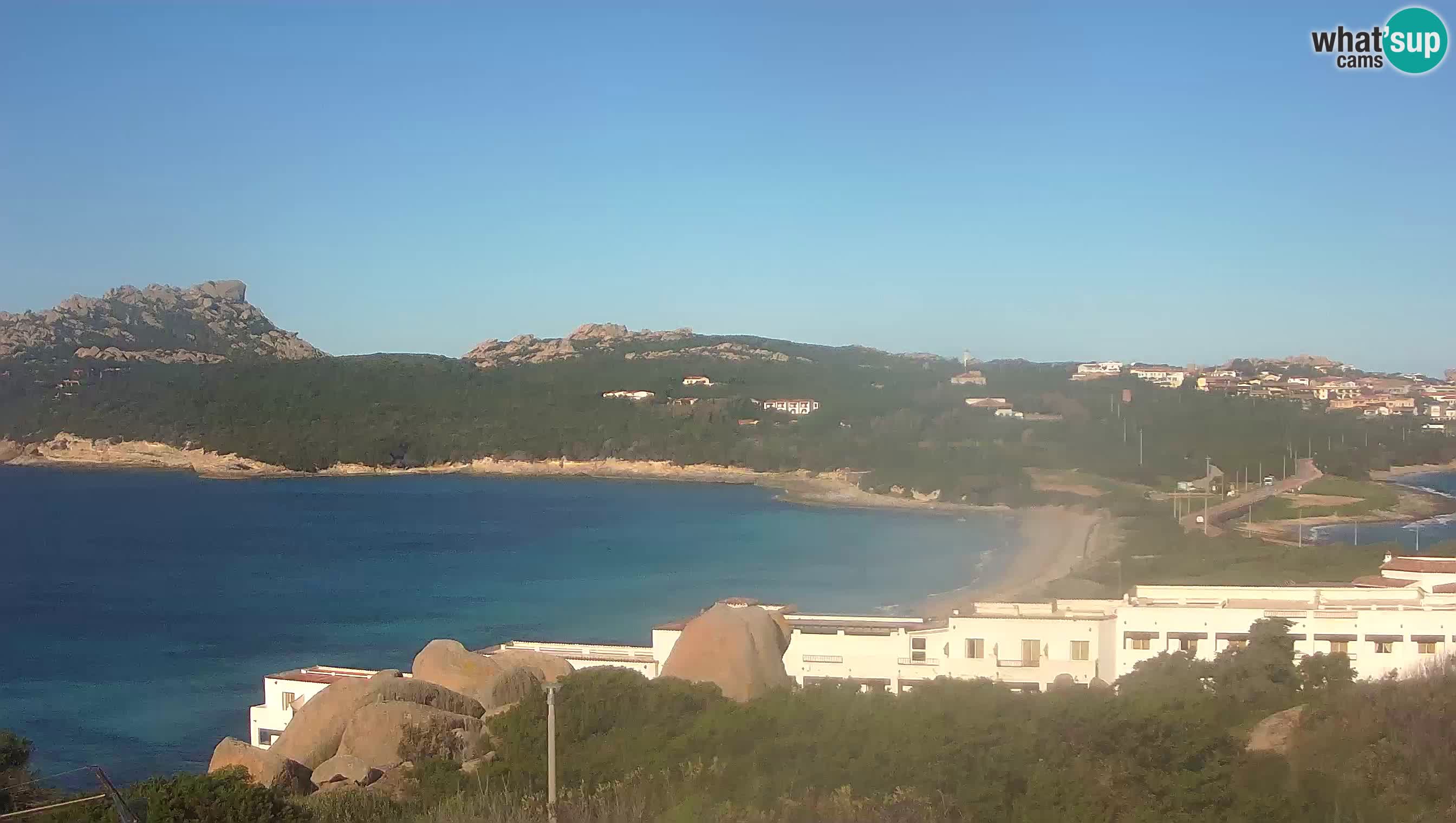 Live Webcam Capo Testa the beach of 2 sea – Santa Teresa Gallura – livecam Sardinia