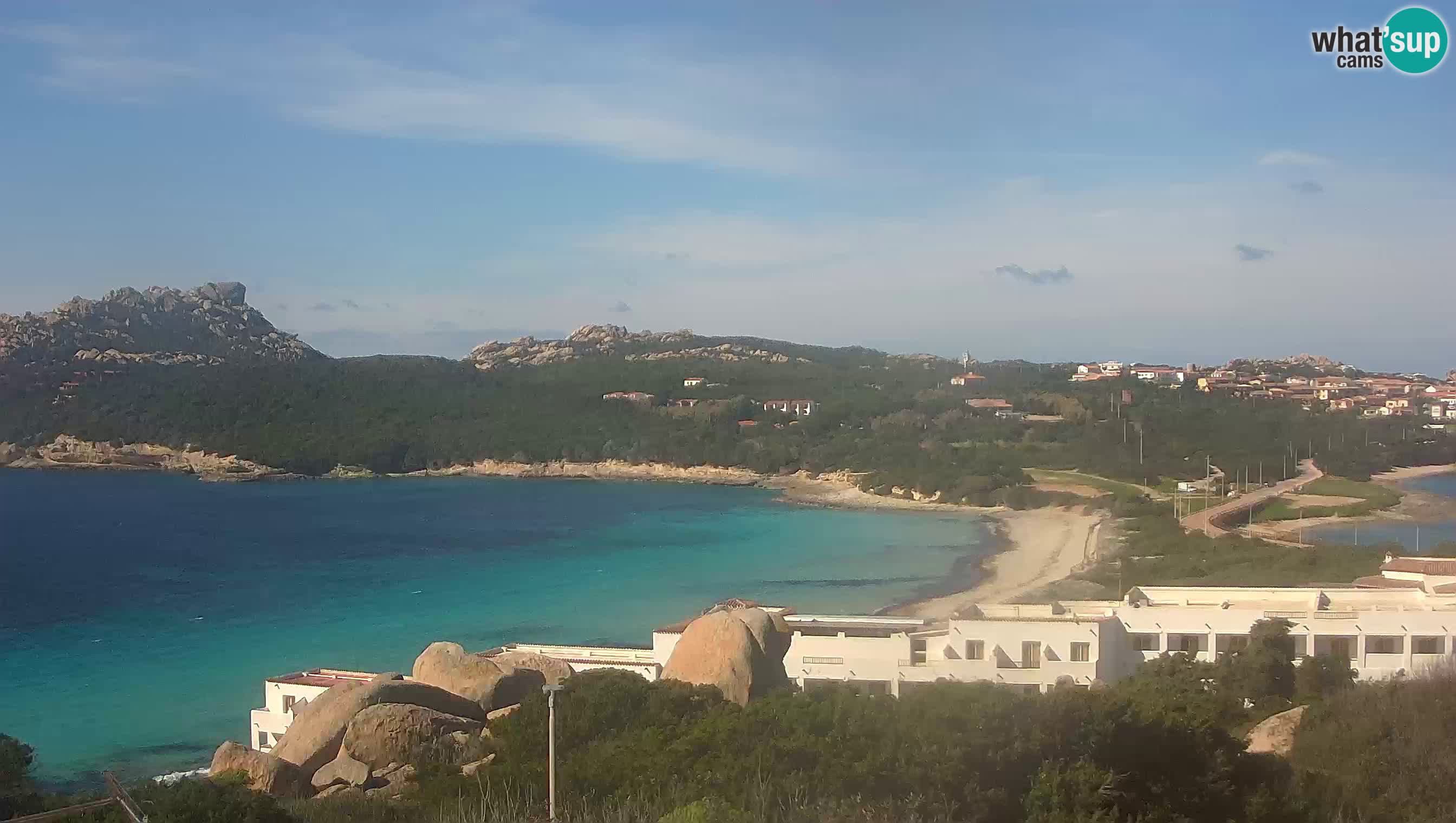 Live Webcam Capo Testa la plage de 2 mer – Santa Teresa Gallura – livecam Sardaigne