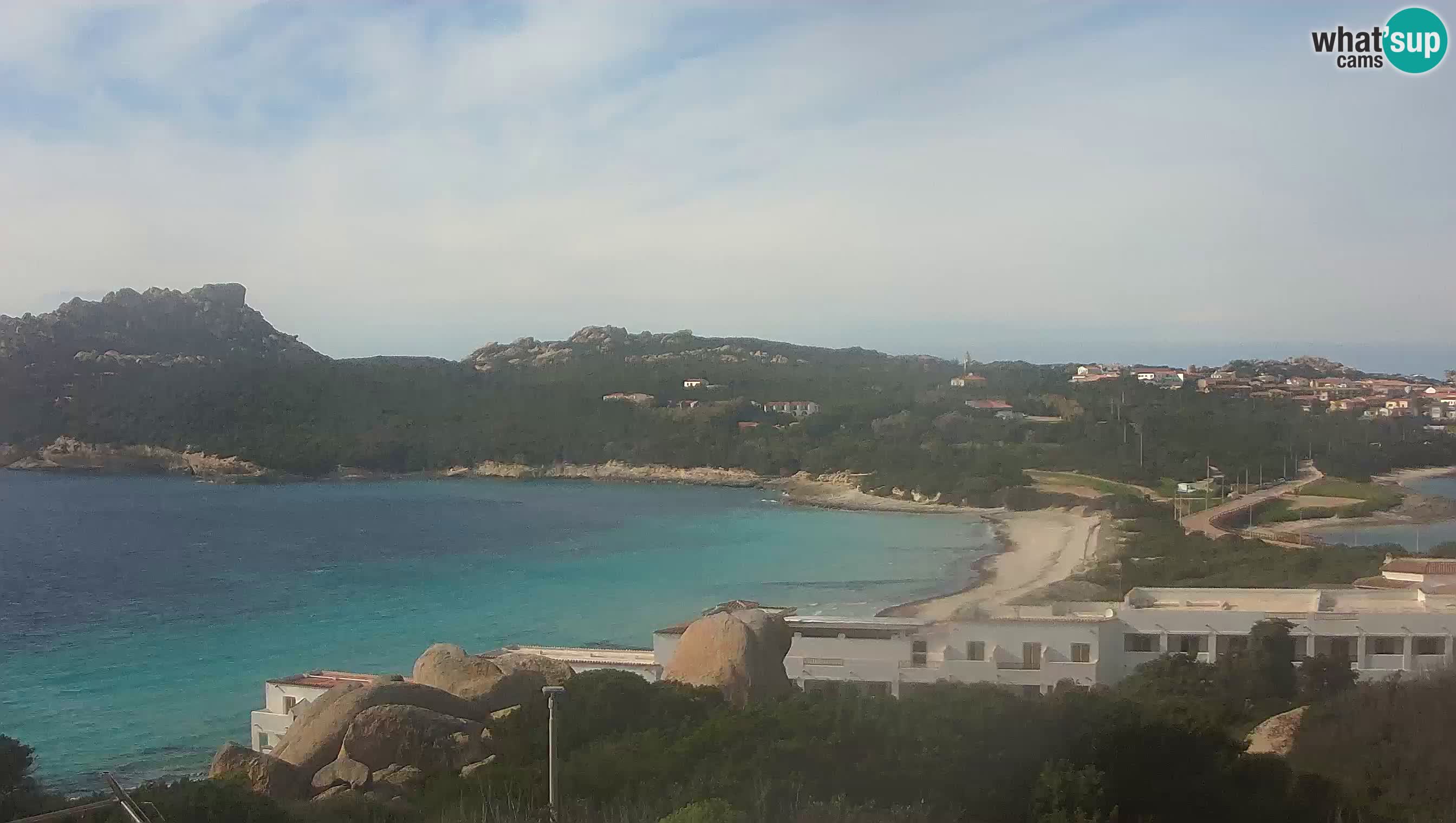 Web kamera uživo Capo Testa plaža s 2 mora – Santa Teresa Gallura – kamera uživo Sardinija