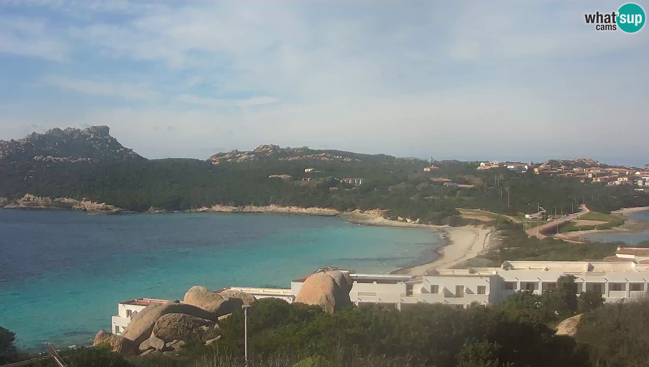 Live Webcam Capo Testa la plage de 2 mer – Santa Teresa Gallura – livecam Sardaigne