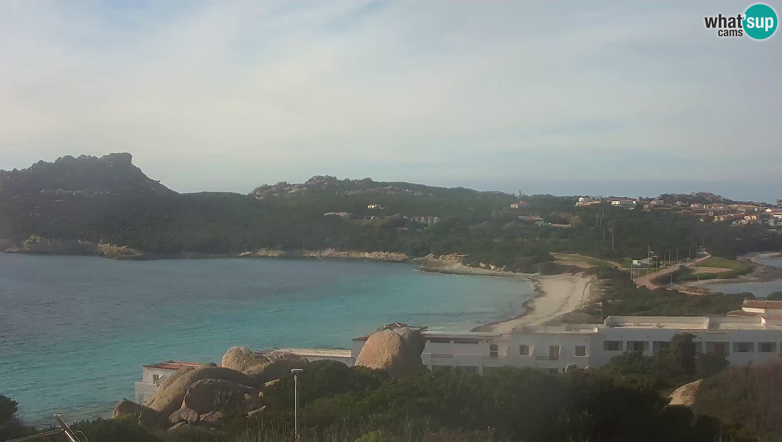 Live Webcam Capo Testa la plage de 2 mer – Santa Teresa Gallura – livecam Sardaigne