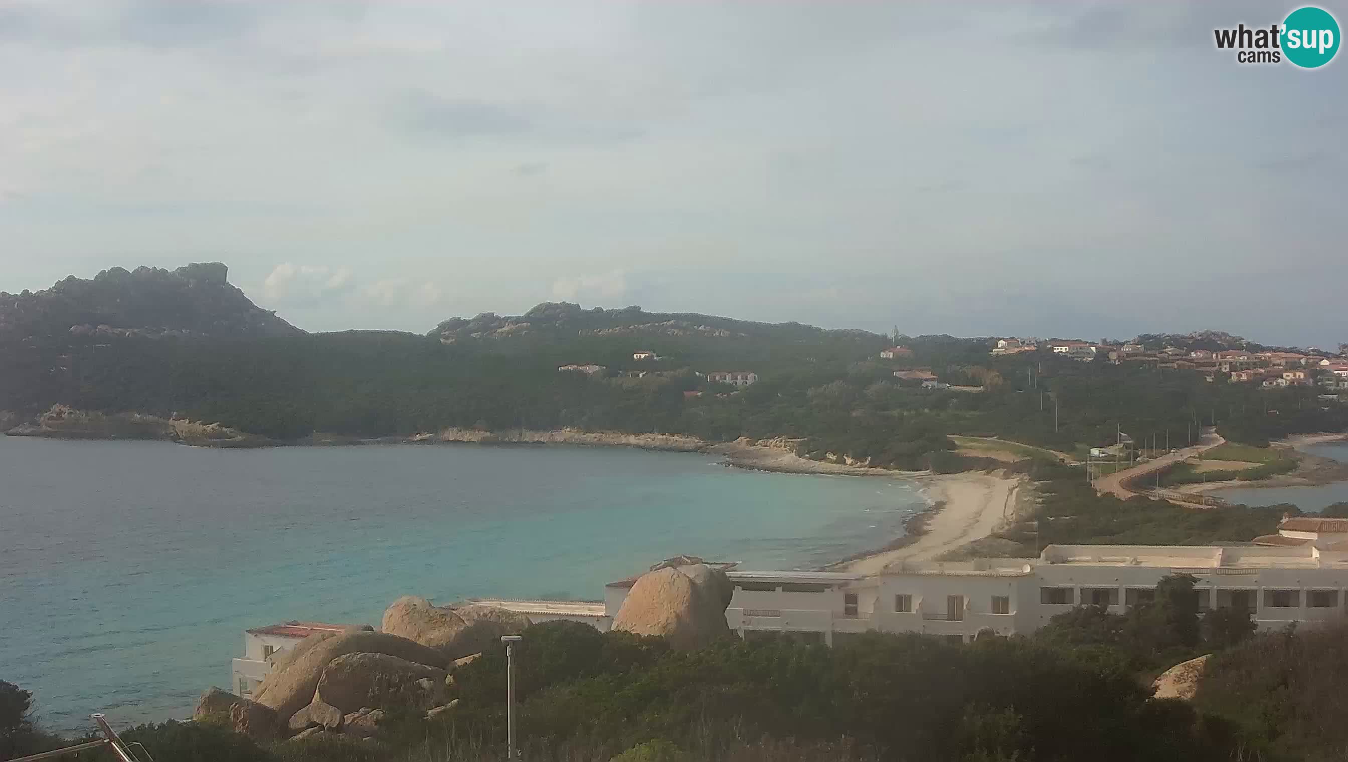 Live Webcam Capo Testa la plage de 2 mer – Santa Teresa Gallura – livecam Sardaigne