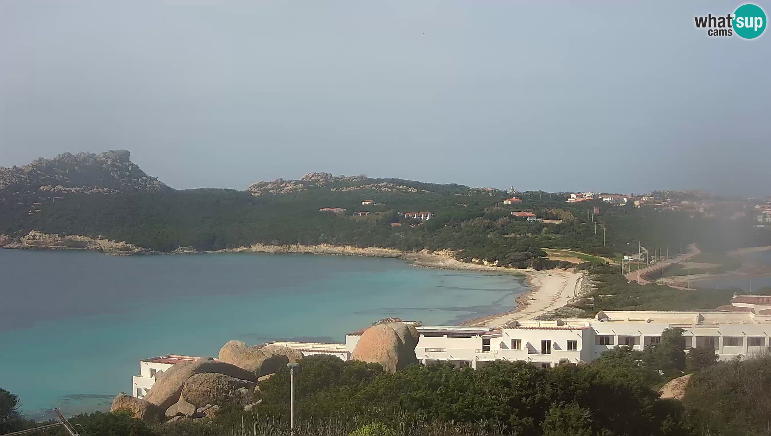 Spletna kamera v živo Capo Testa plaža dveh morij – Santa Teresa Gallura – Sardinija