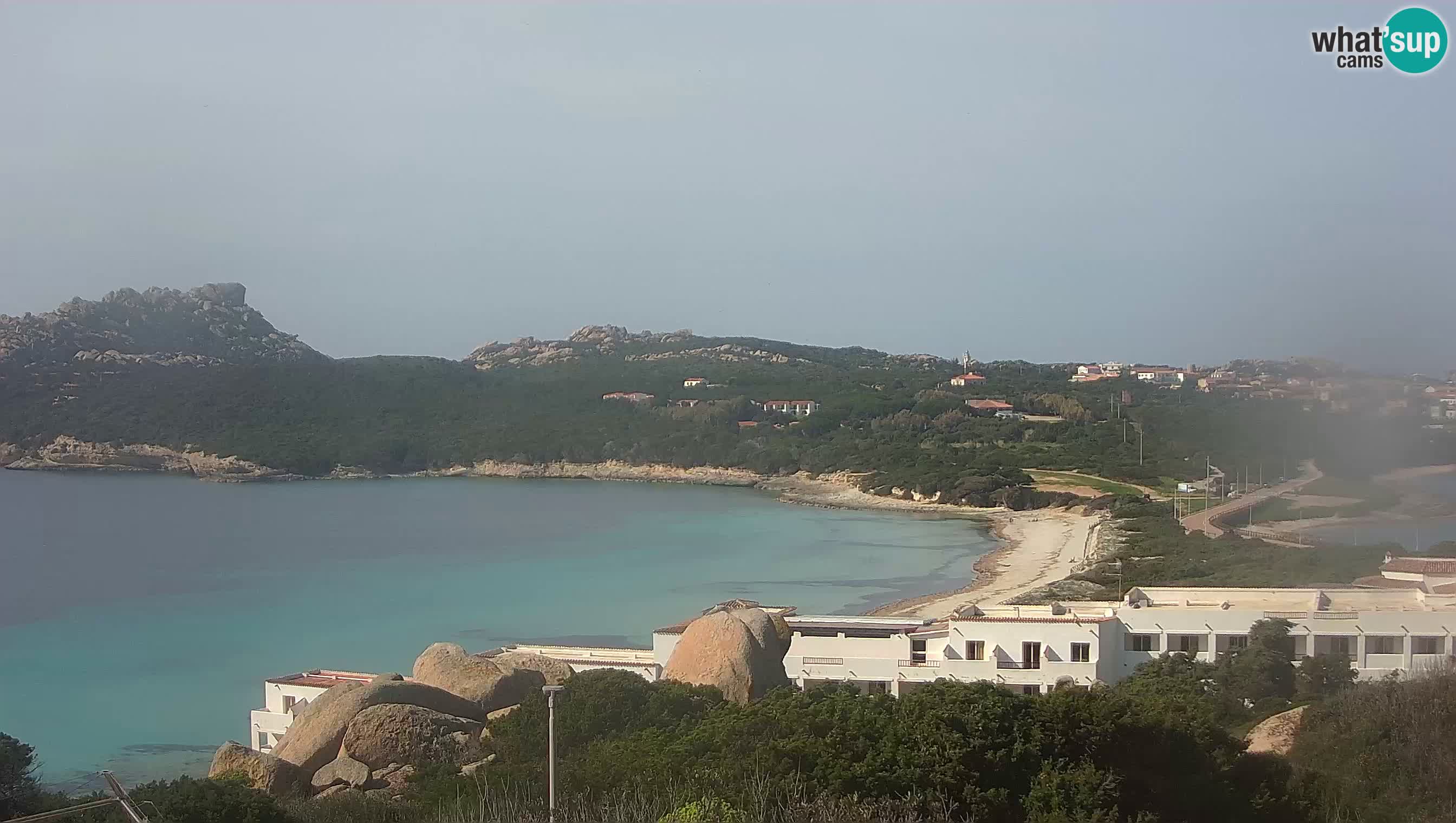 Spletna kamera v živo Capo Testa plaža dveh morij – Santa Teresa Gallura – Sardinija