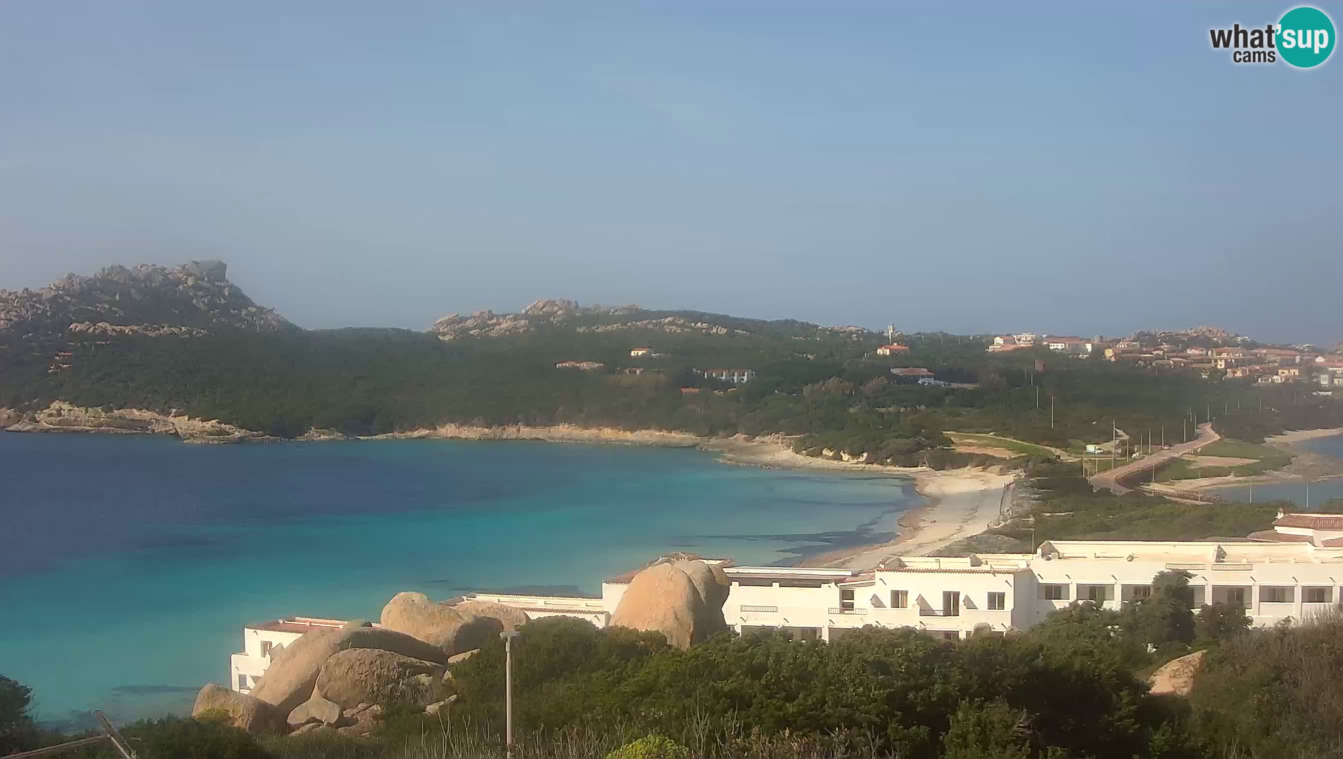 Spletna kamera v živo Capo Testa plaža dveh morij – Santa Teresa Gallura – Sardinija