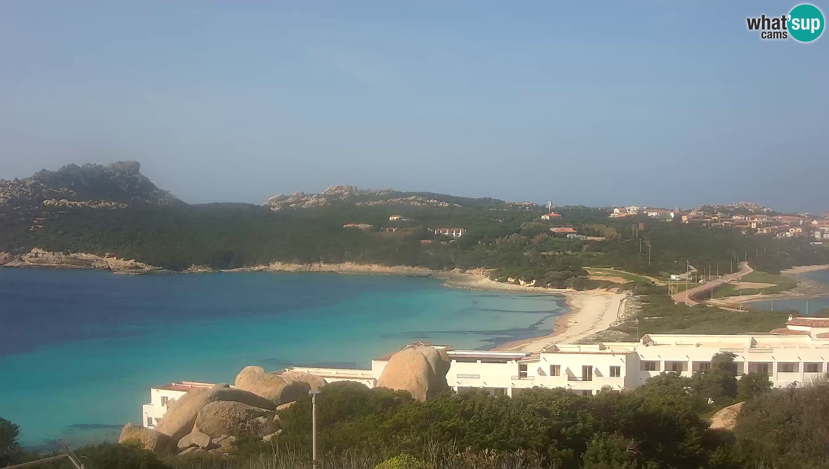 Live Webcam Capo Testa la plage de 2 mer – Santa Teresa Gallura – livecam Sardaigne