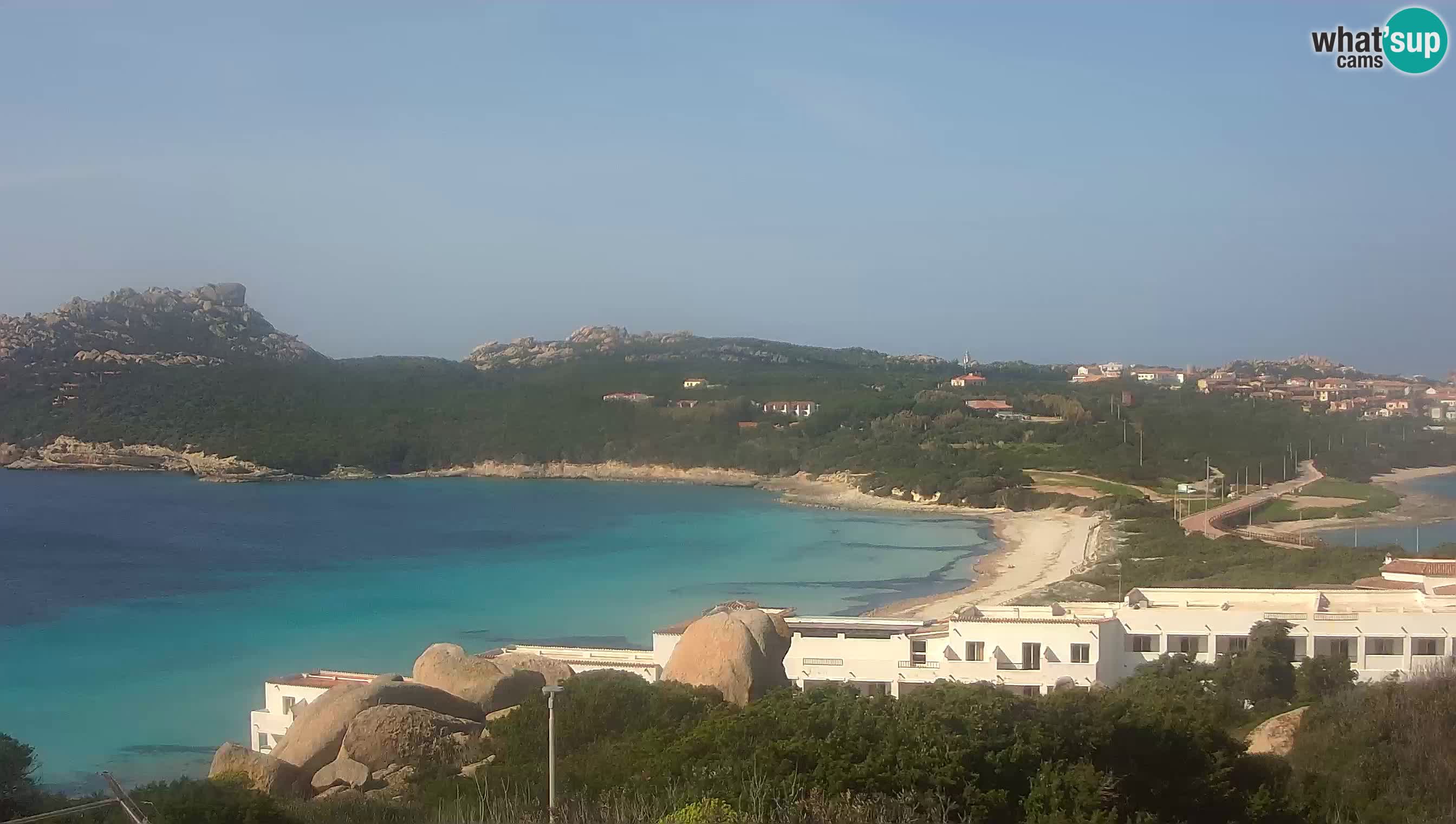 Spletna kamera v živo Capo Testa plaža dveh morij – Santa Teresa Gallura – Sardinija