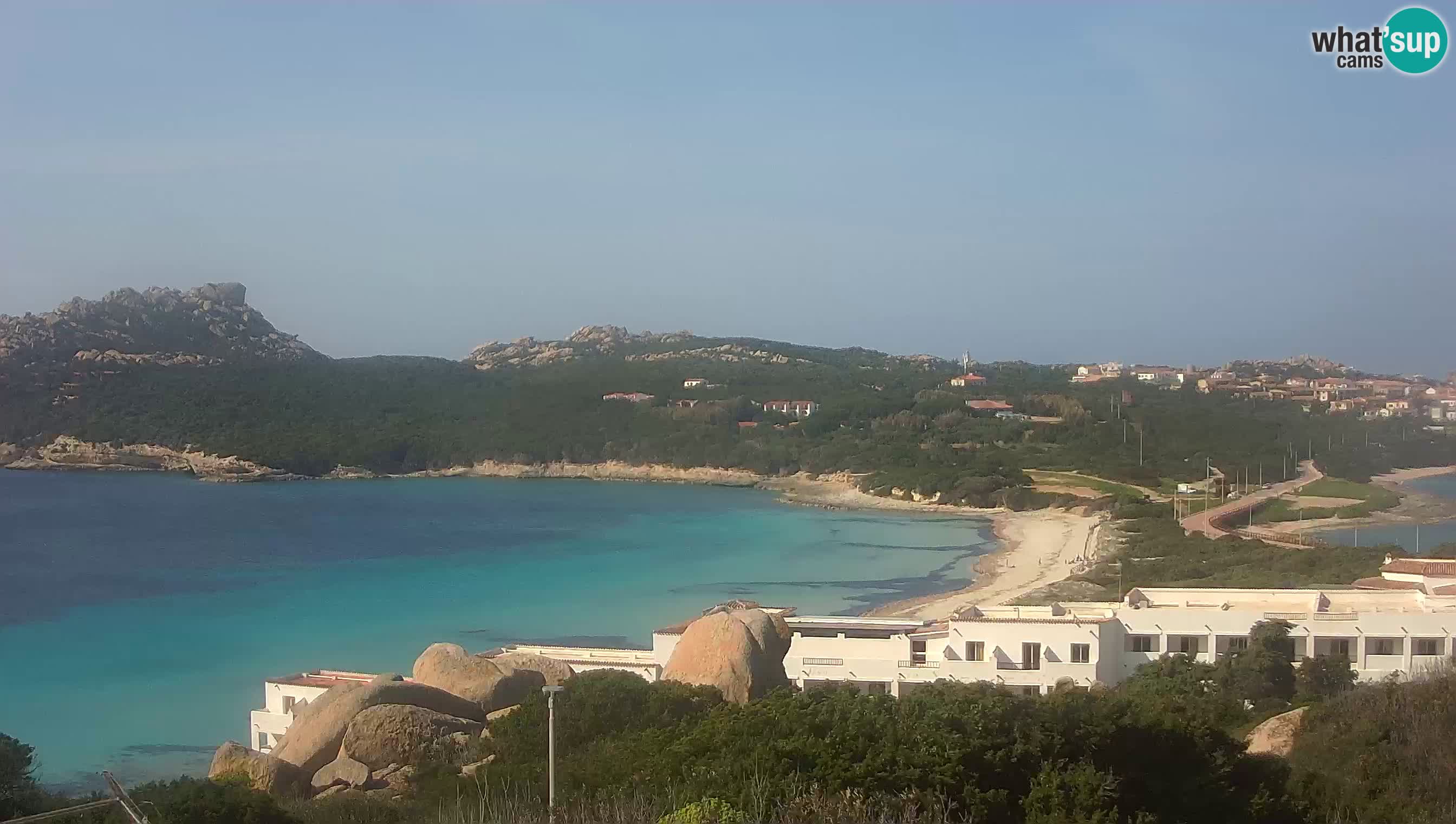 Spletna kamera v živo Capo Testa plaža dveh morij – Santa Teresa Gallura – Sardinija