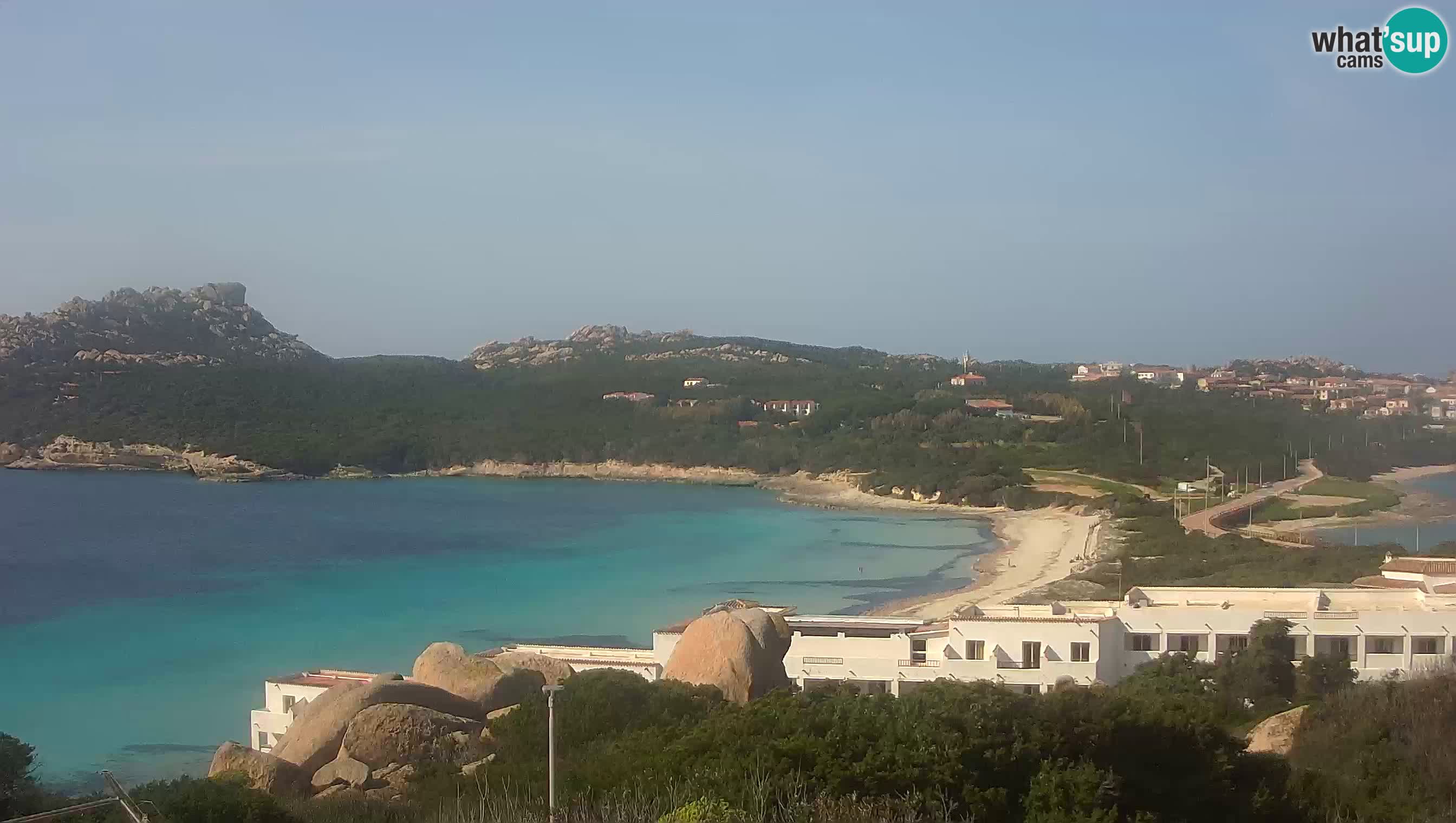 Live Webcam Capo Testa der Strand von 2 Meer – Santa Teresa Gallura – livecam Sardinien