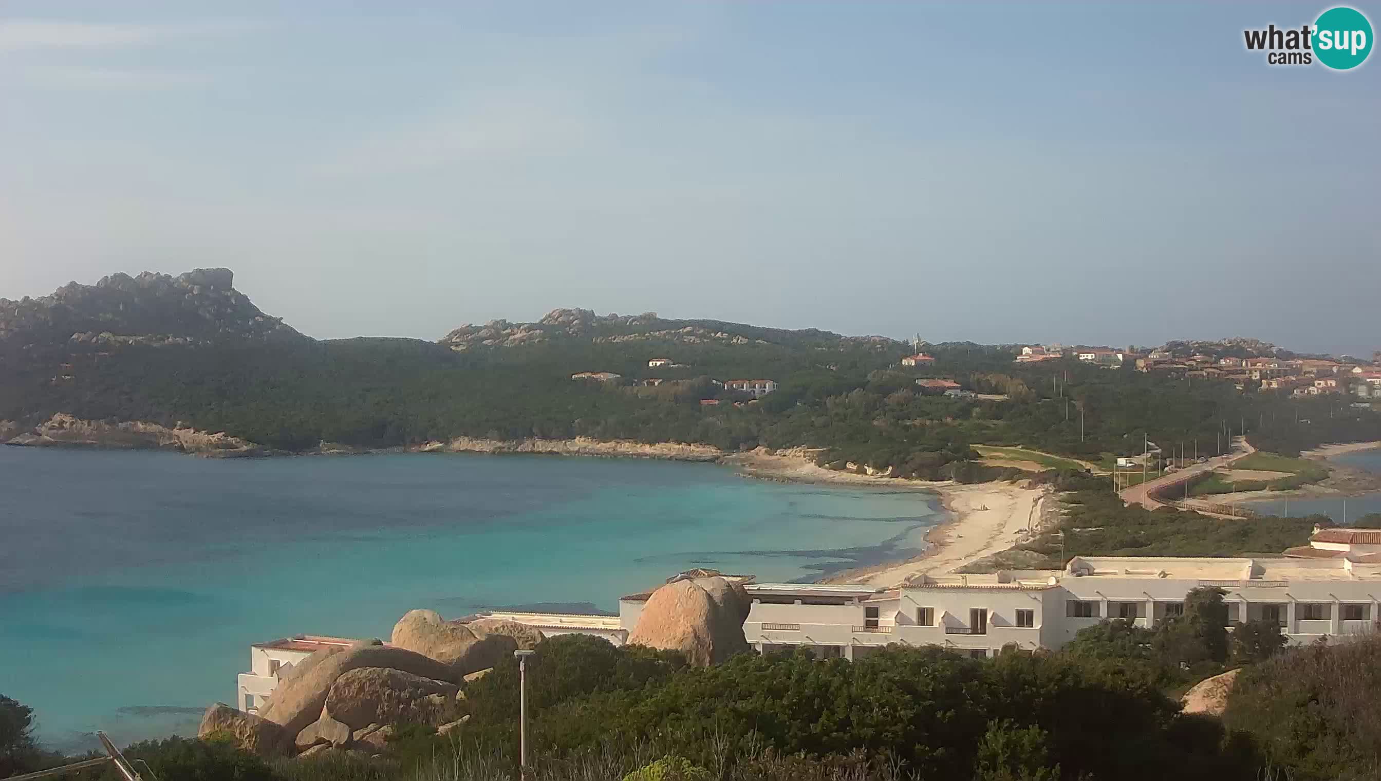 Live Webcam Capo Testa la plage de 2 mer – Santa Teresa Gallura – livecam Sardaigne