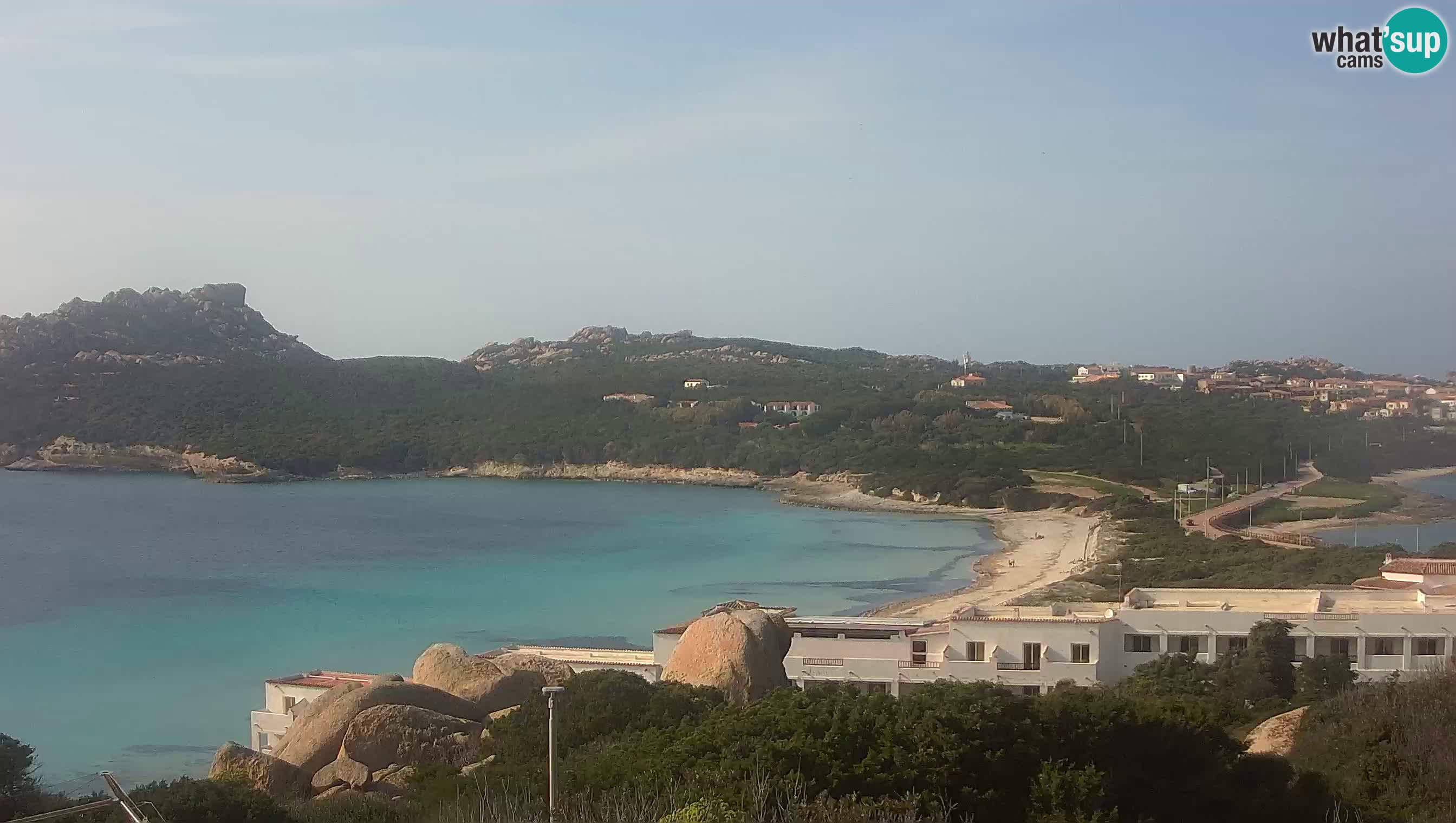 Live Webcam Capo Testa der Strand von 2 Meer – Santa Teresa Gallura – livecam Sardinien