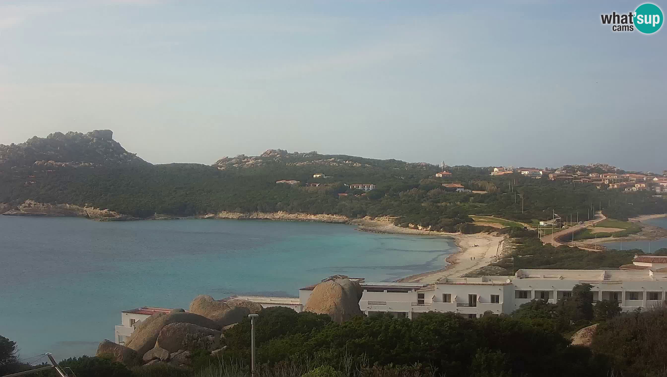 Live Webcam Capo Testa the beach of 2 sea – Santa Teresa Gallura – livecam Sardinia