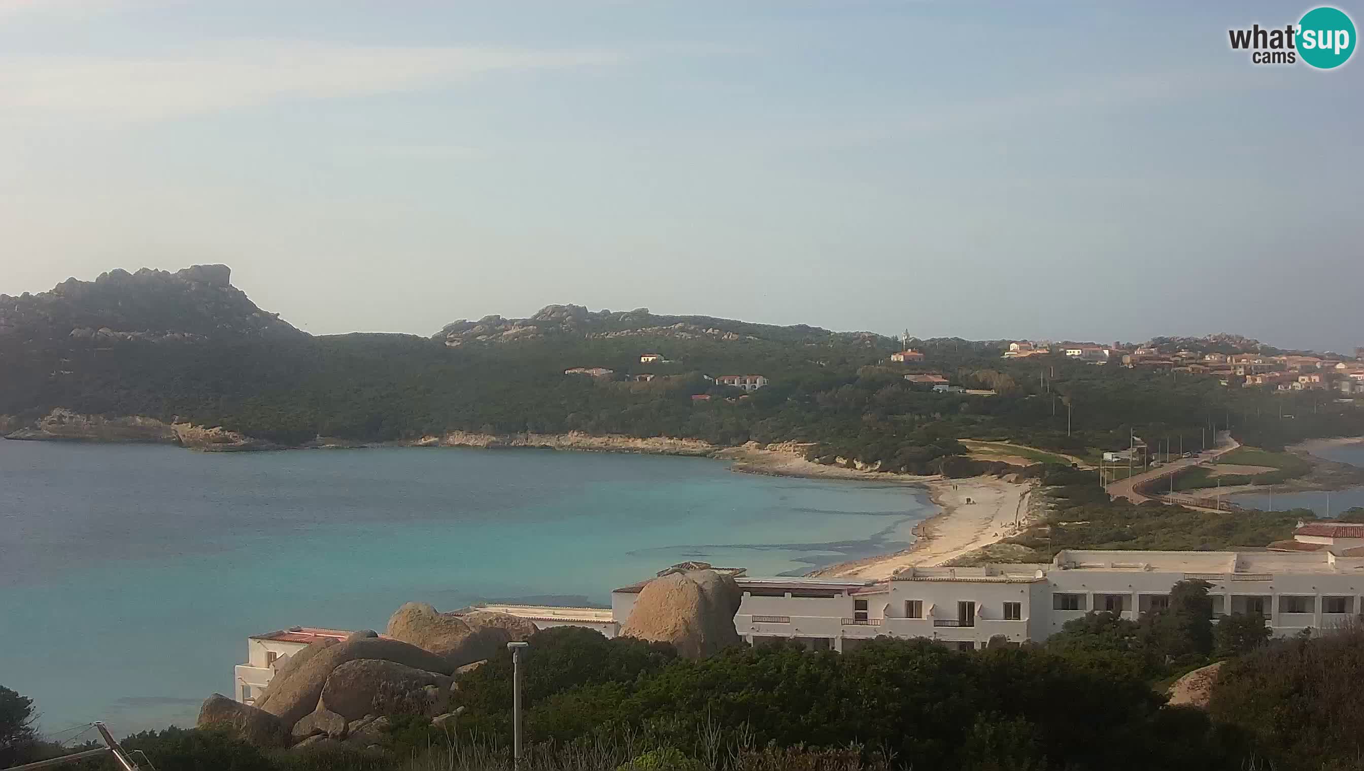 Live Webcam Capo Testa the beach of 2 sea – Santa Teresa Gallura – livecam Sardinia