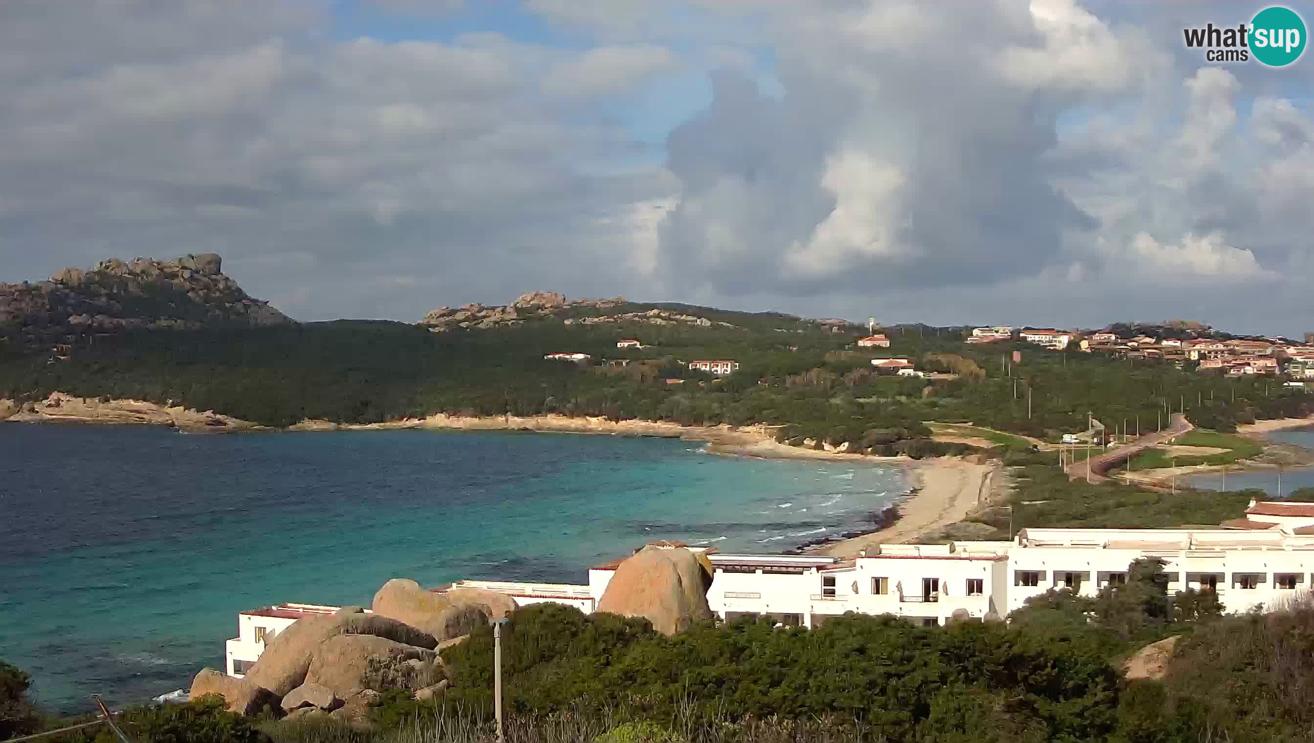 Live Webcam Capo Testa la plage de 2 mer – Santa Teresa Gallura – livecam Sardaigne