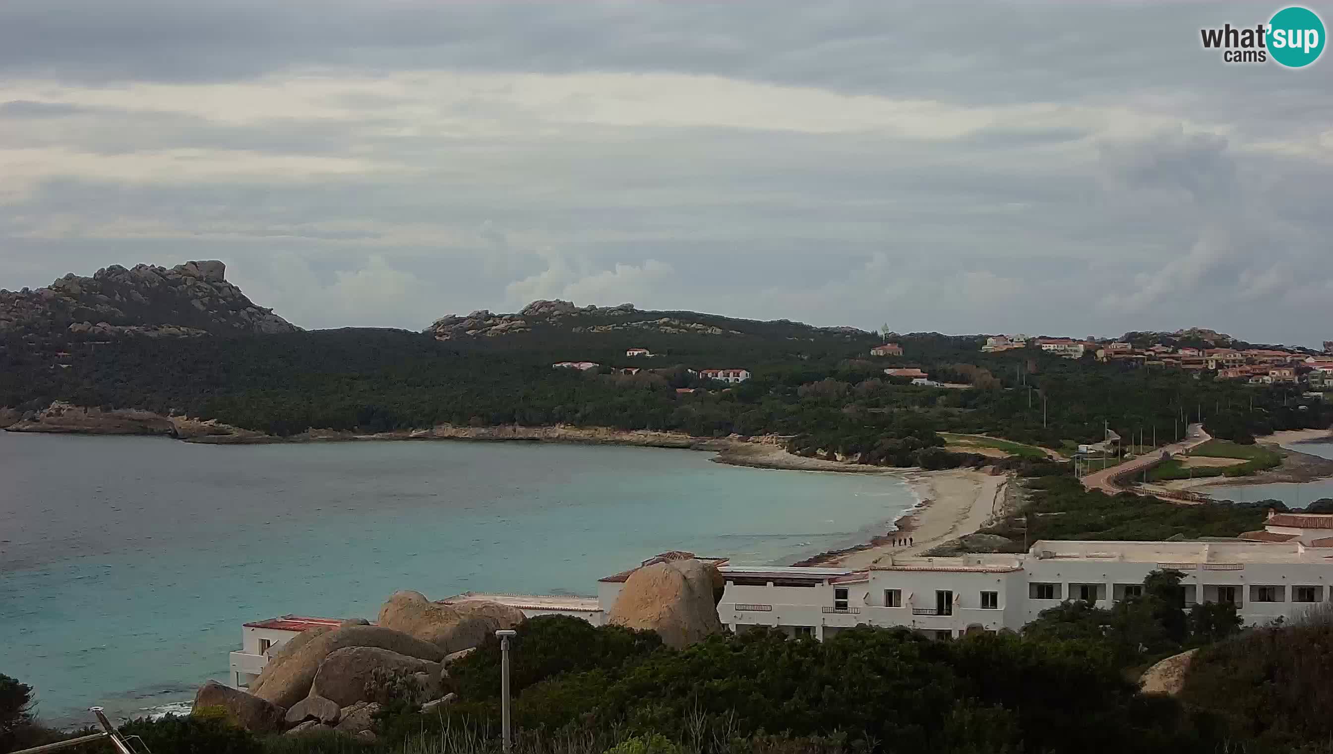 Spletna kamera v živo Capo Testa plaža dveh morij – Santa Teresa Gallura – Sardinija