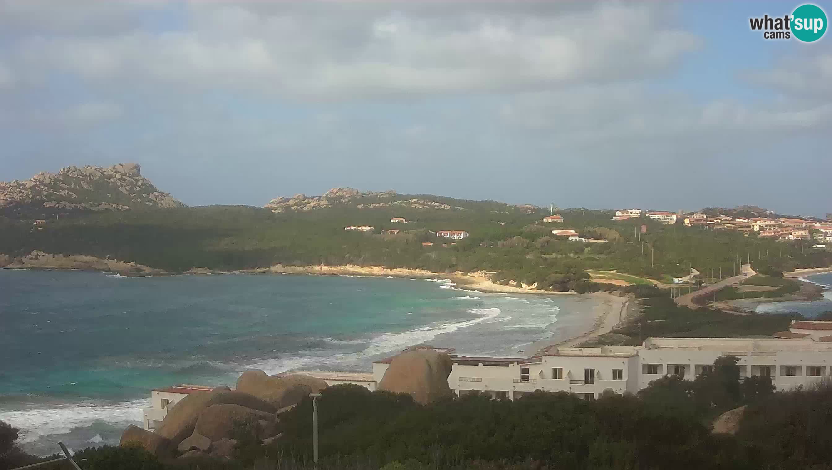 Webcam en vivo Capo Testa la playa de 2 mar – Santa Teresa Gallura – livecam Sardinia