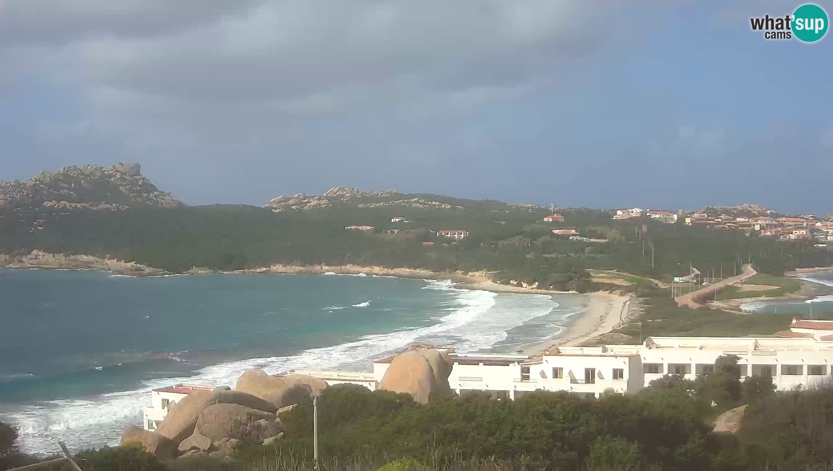 Web kamera uživo Capo Testa plaža s 2 mora – Santa Teresa Gallura – kamera uživo Sardinija