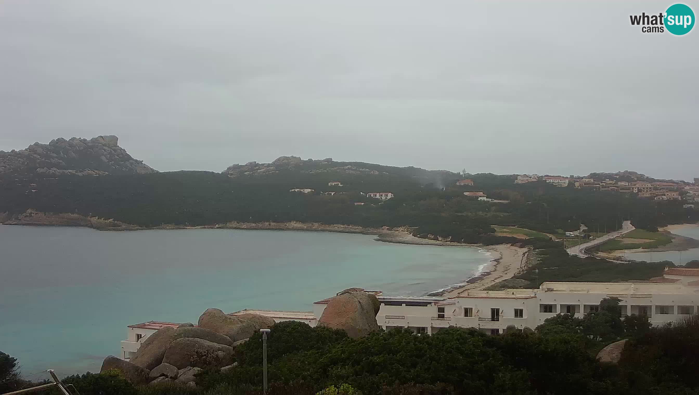 Live Webcam Capo Testa la plage de 2 mer – Santa Teresa Gallura – livecam Sardaigne