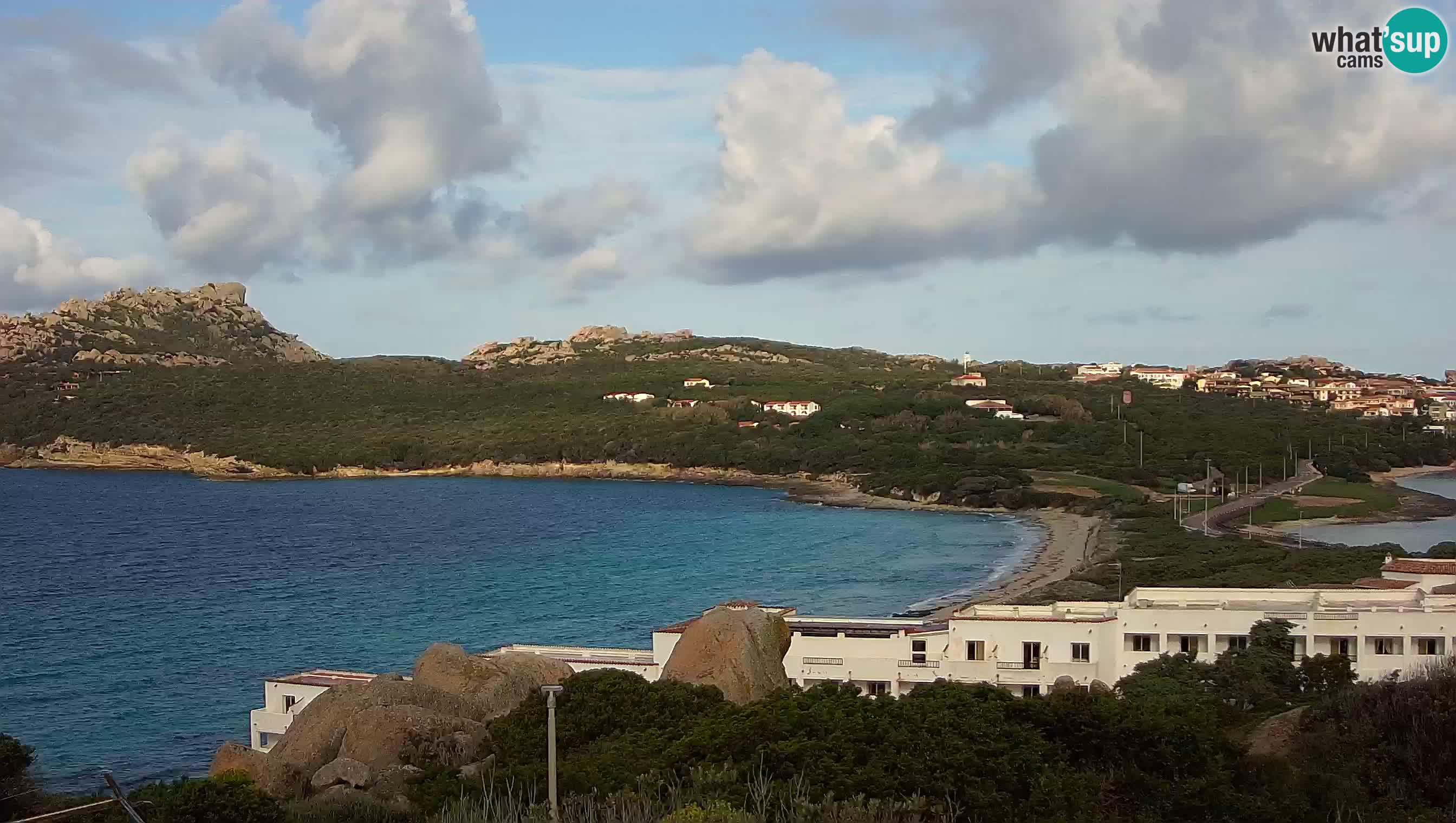 Spletna kamera v živo Capo Testa plaža dveh morij – Santa Teresa Gallura – Sardinija