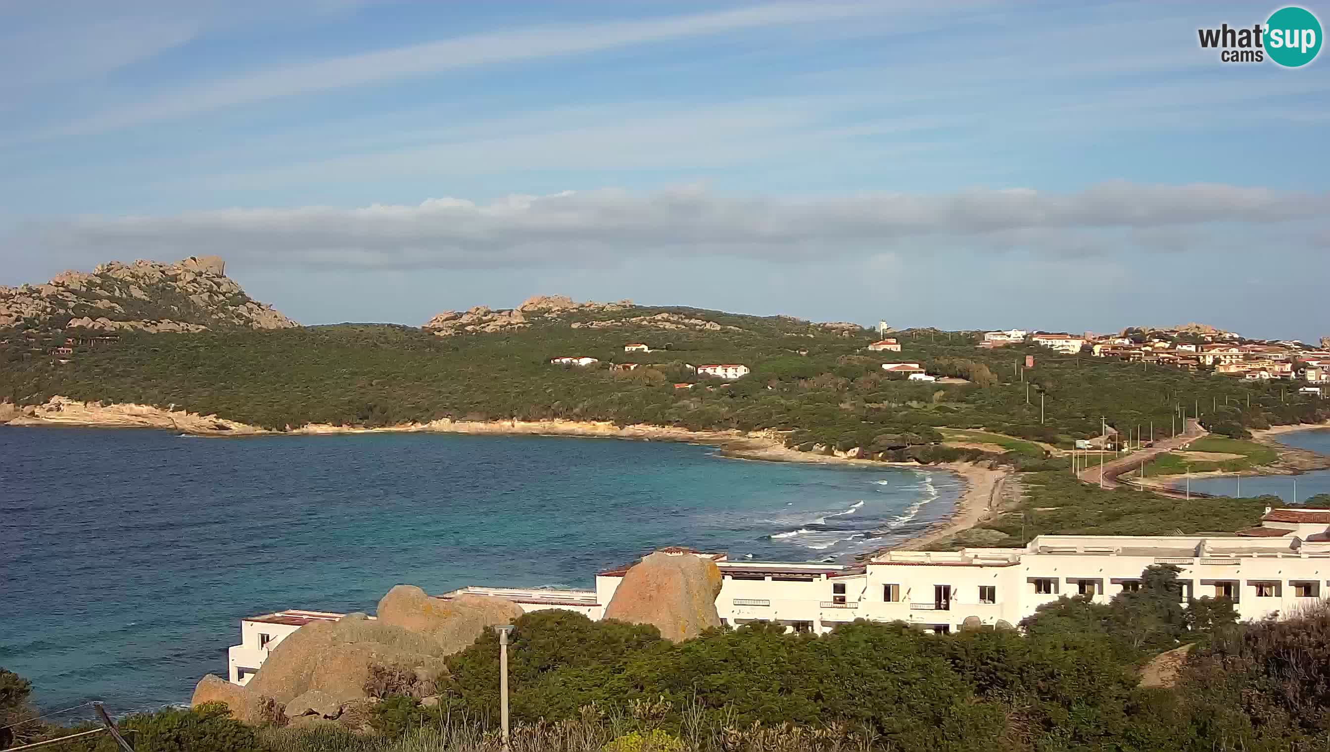 Webcam en vivo Capo Testa la playa de 2 mar – Santa Teresa Gallura – livecam Sardinia