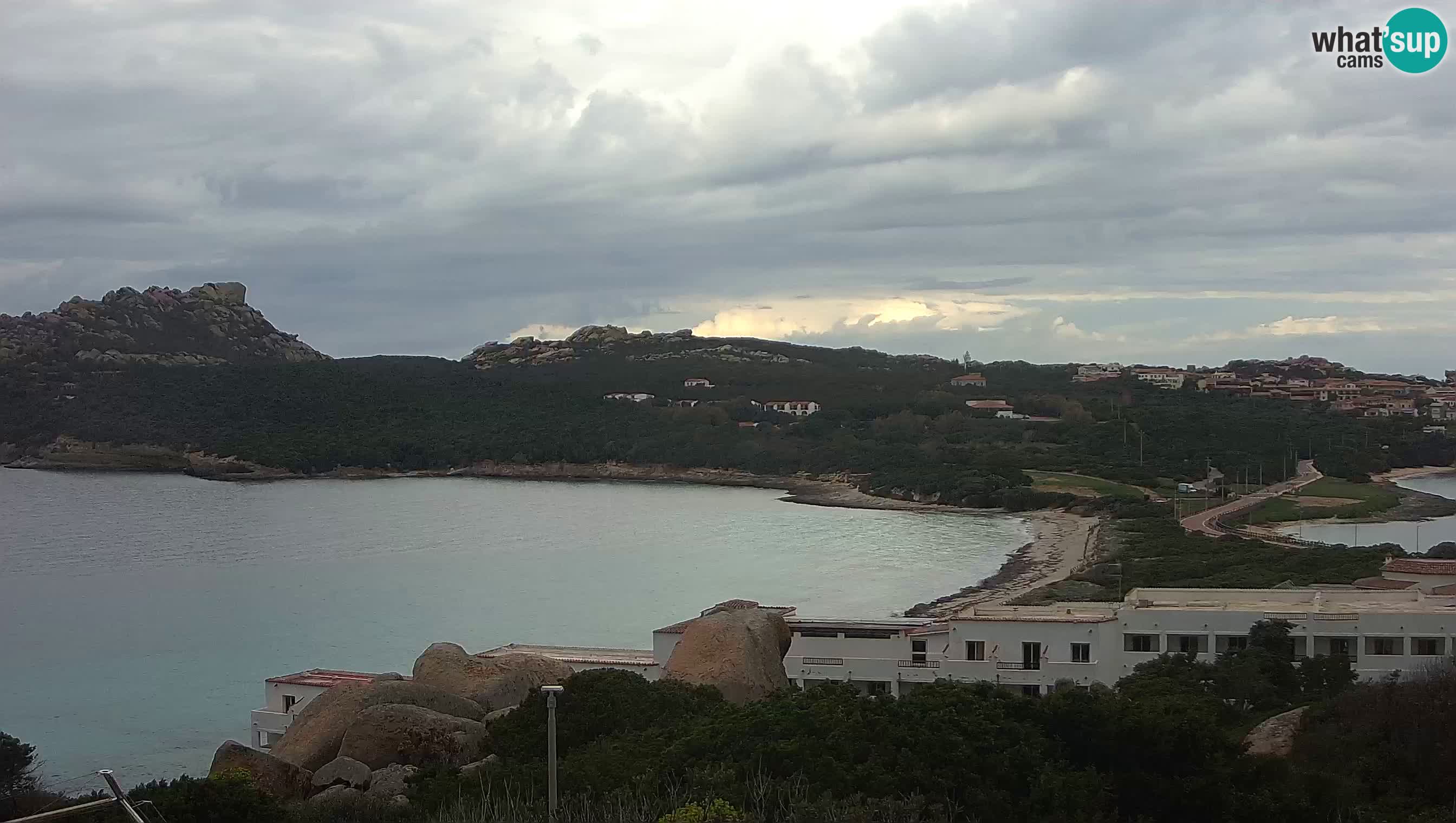 Live Webcam Capo Testa der Strand von 2 Meer – Santa Teresa Gallura – livecam Sardinien