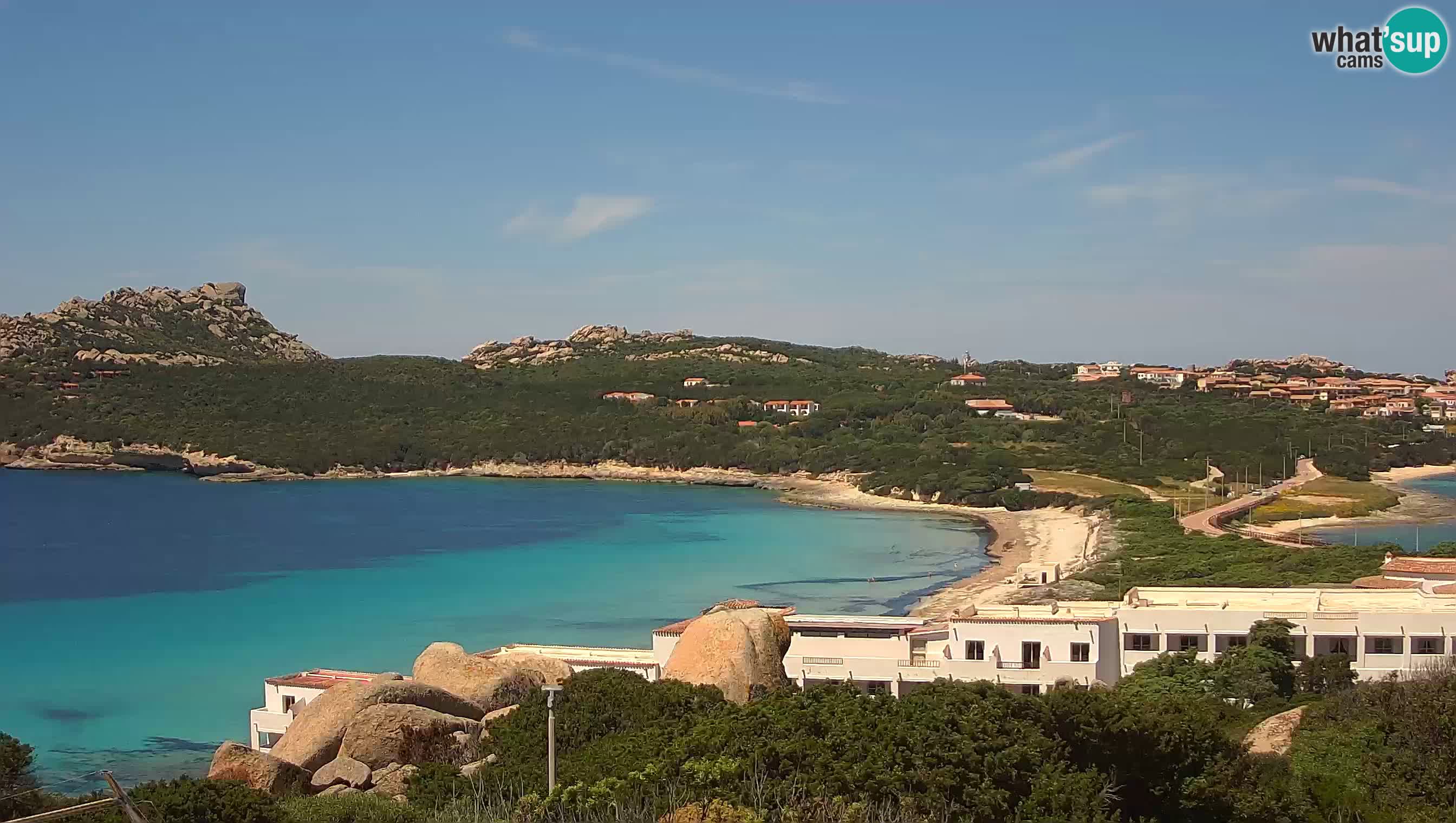 Live Webcam Capo Testa the beach of 2 sea – Santa Teresa Gallura – livecam Sardinia