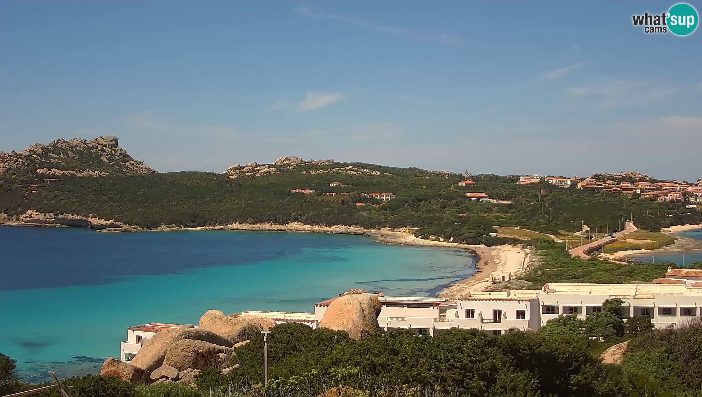 Live Webcam Capo Testa the beach of 2 sea – Santa Teresa Gallura – livecam Sardinia