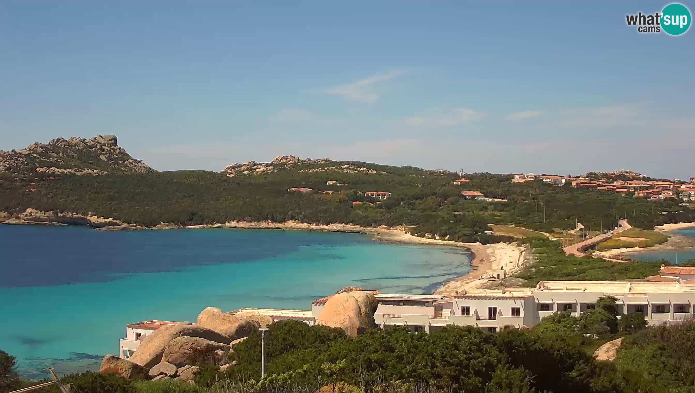 Live Webcam Capo Testa der Strand von 2 Meer – Santa Teresa Gallura – livecam Sardinien