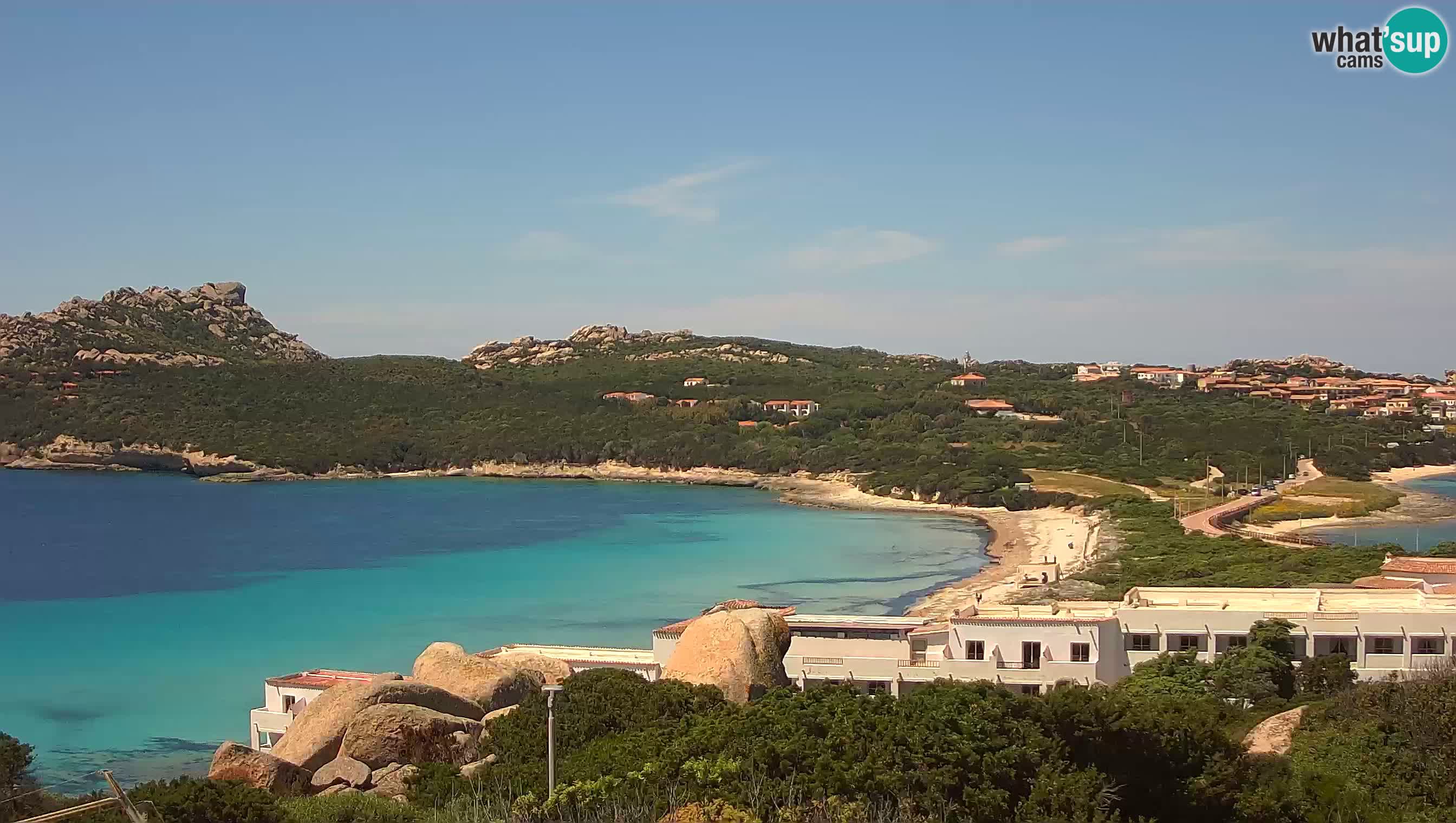 Live Webcam Capo Testa the beach of 2 sea – Santa Teresa Gallura – livecam Sardinia