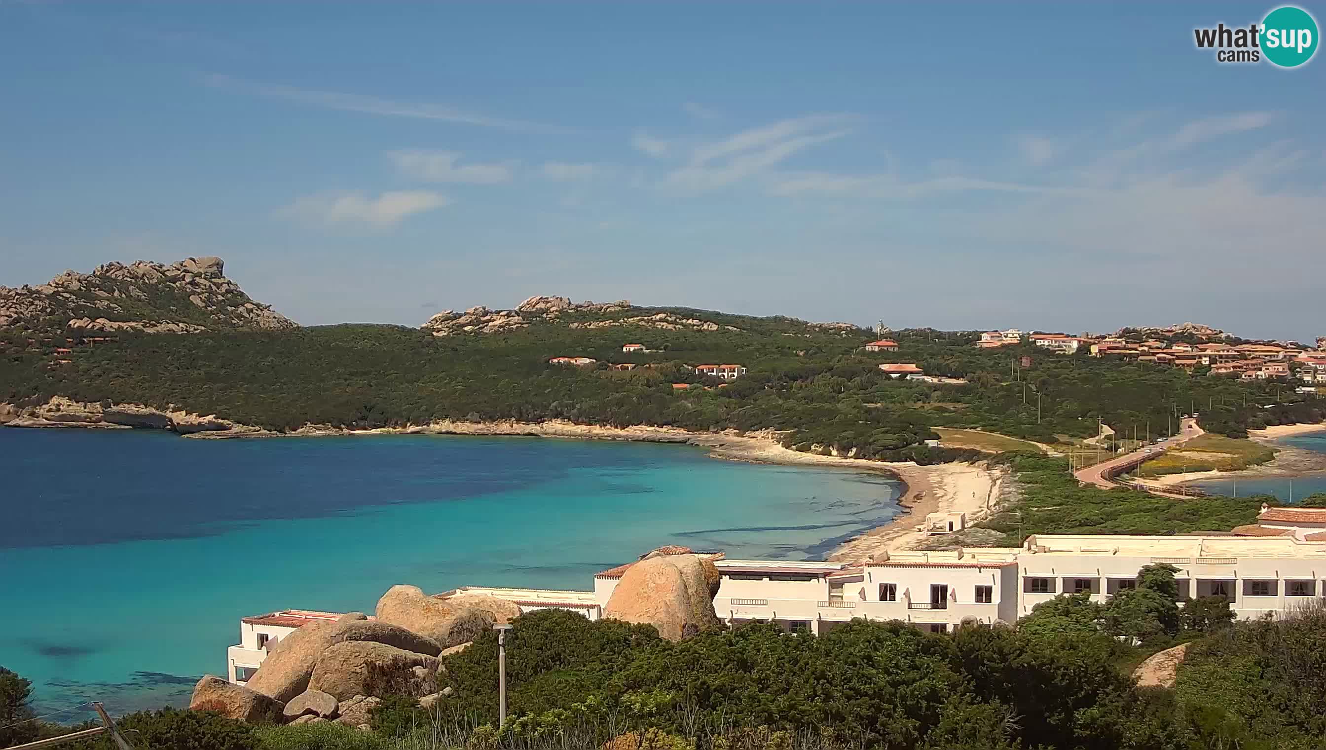 Live Webcam Capo Testa the beach of 2 sea – Santa Teresa Gallura – livecam Sardinia