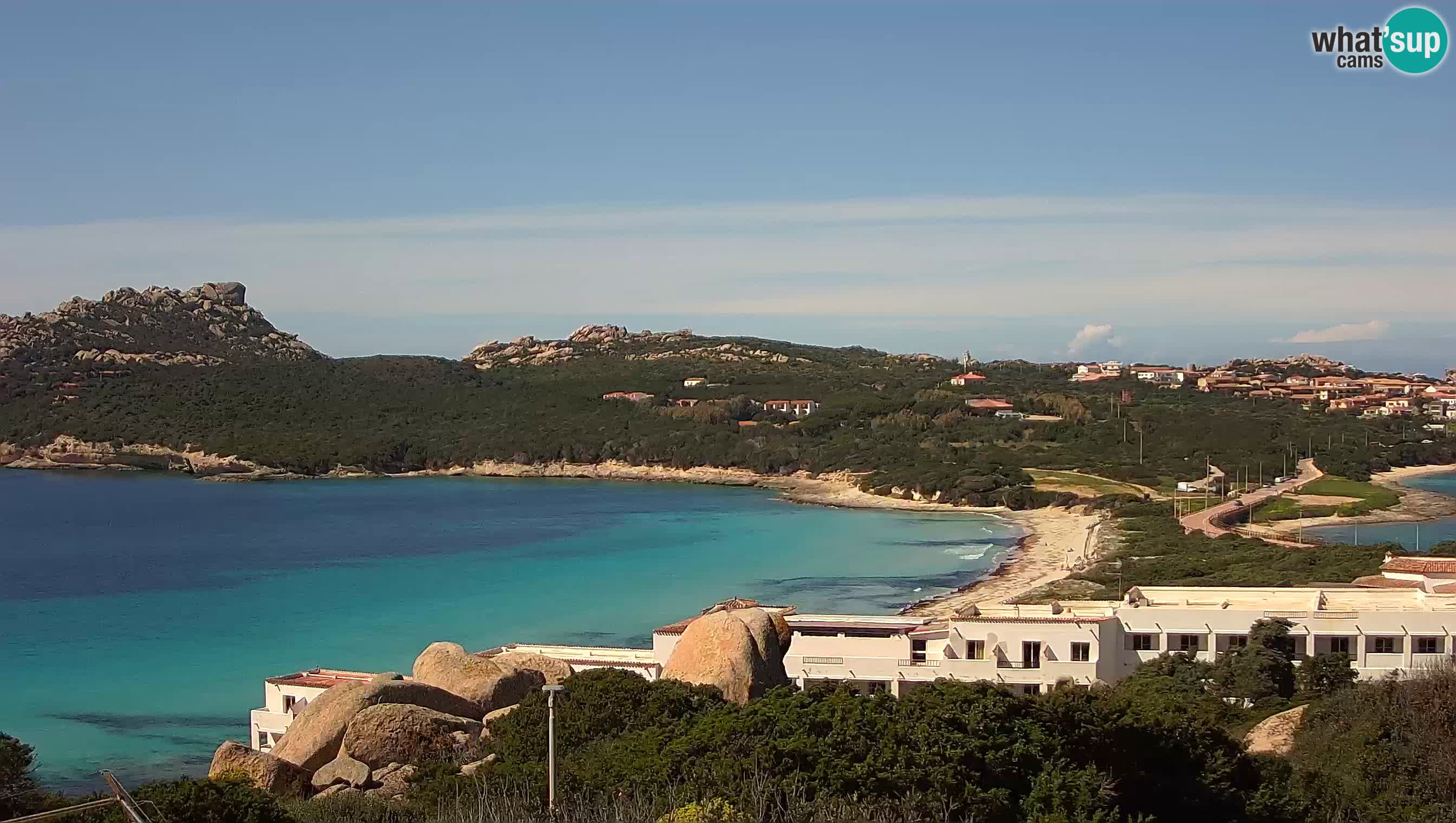 Live Webcam Capo Testa la plage de 2 mer – Santa Teresa Gallura – livecam Sardaigne