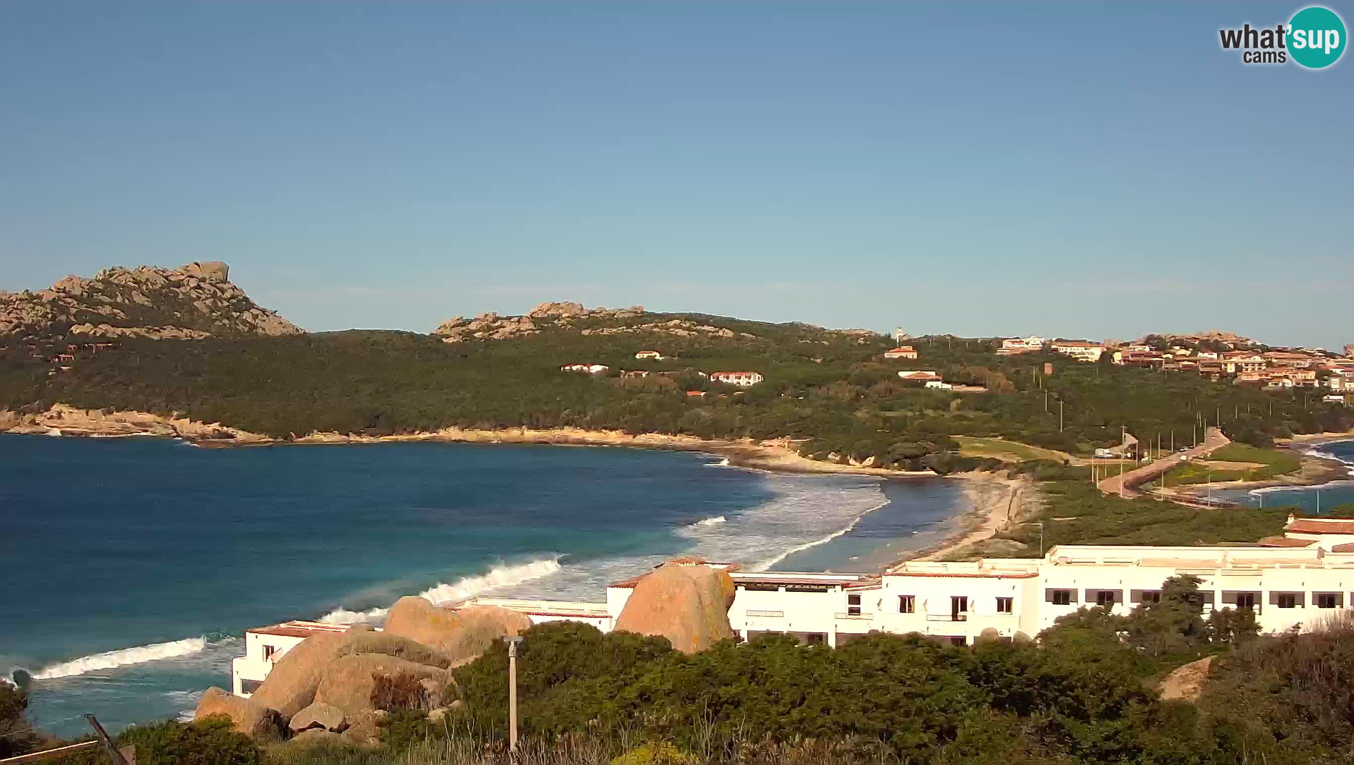 Webcam en vivo Capo Testa la playa de 2 mar – Santa Teresa Gallura – livecam Sardinia