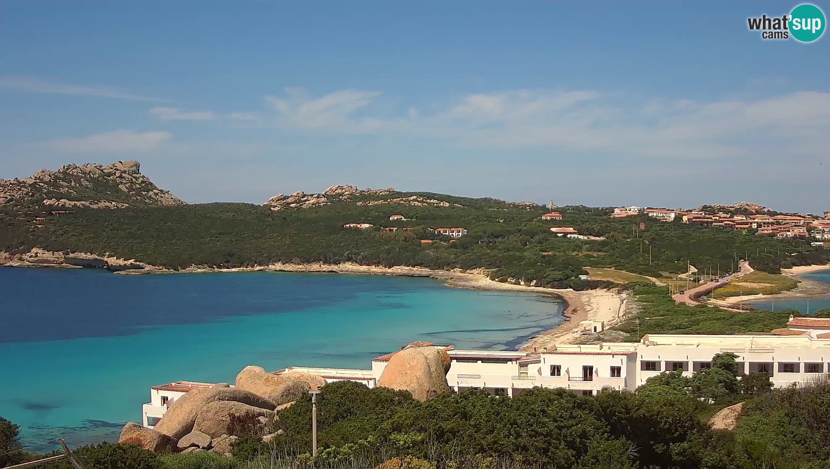 Live Webcam Capo Testa the beach of 2 sea – Santa Teresa Gallura – livecam Sardinia
