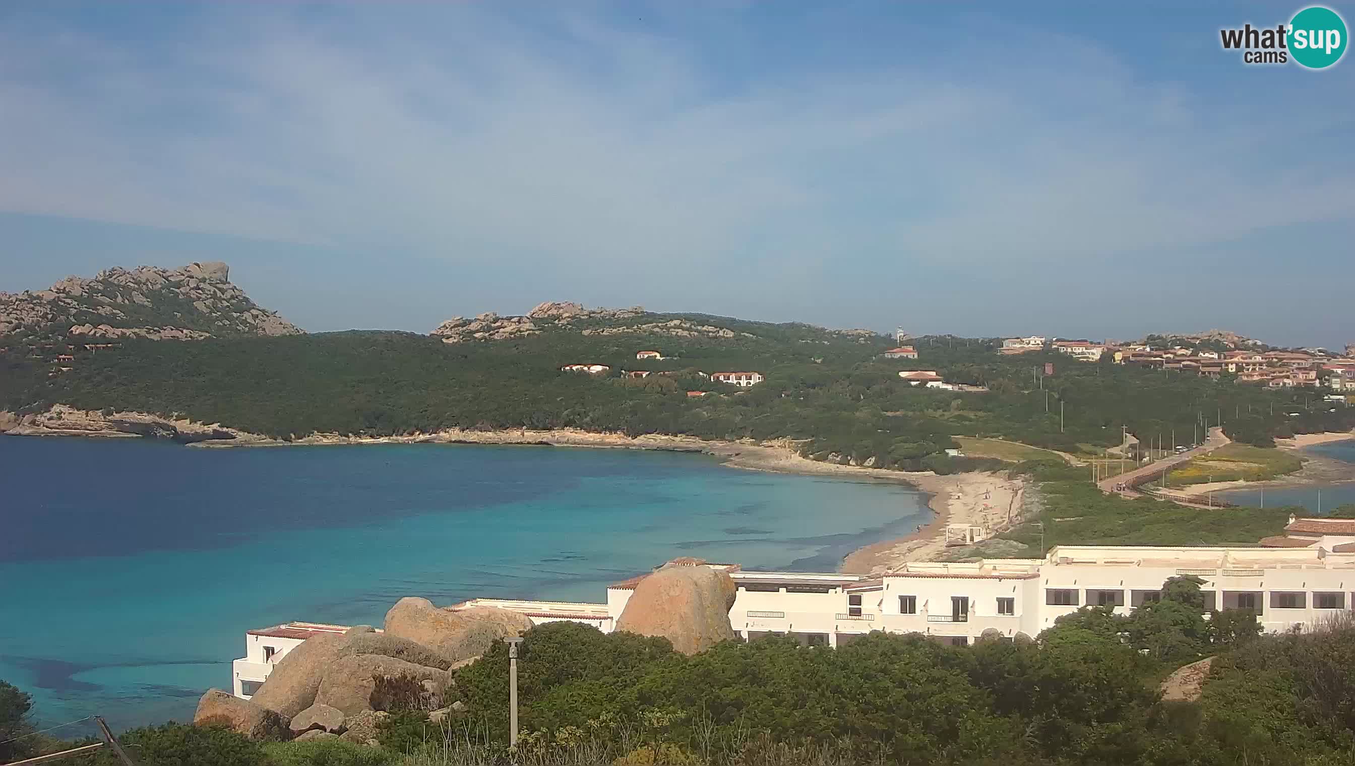 Web kamera uživo Capo Testa plaža s 2 mora – Santa Teresa Gallura – kamera uživo Sardinija