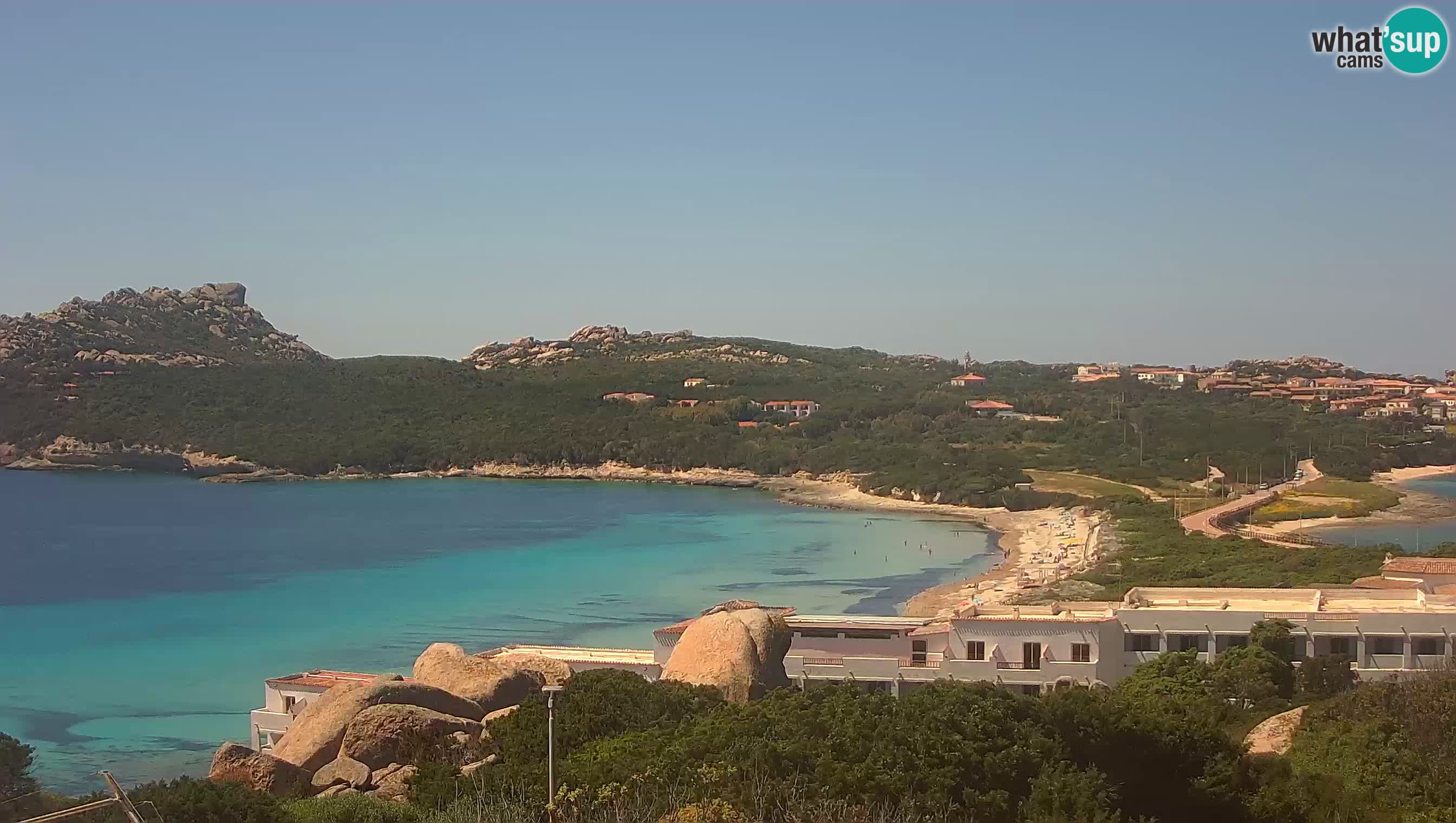 Web kamera uživo Capo Testa plaža s 2 mora – Santa Teresa Gallura – kamera uživo Sardinija